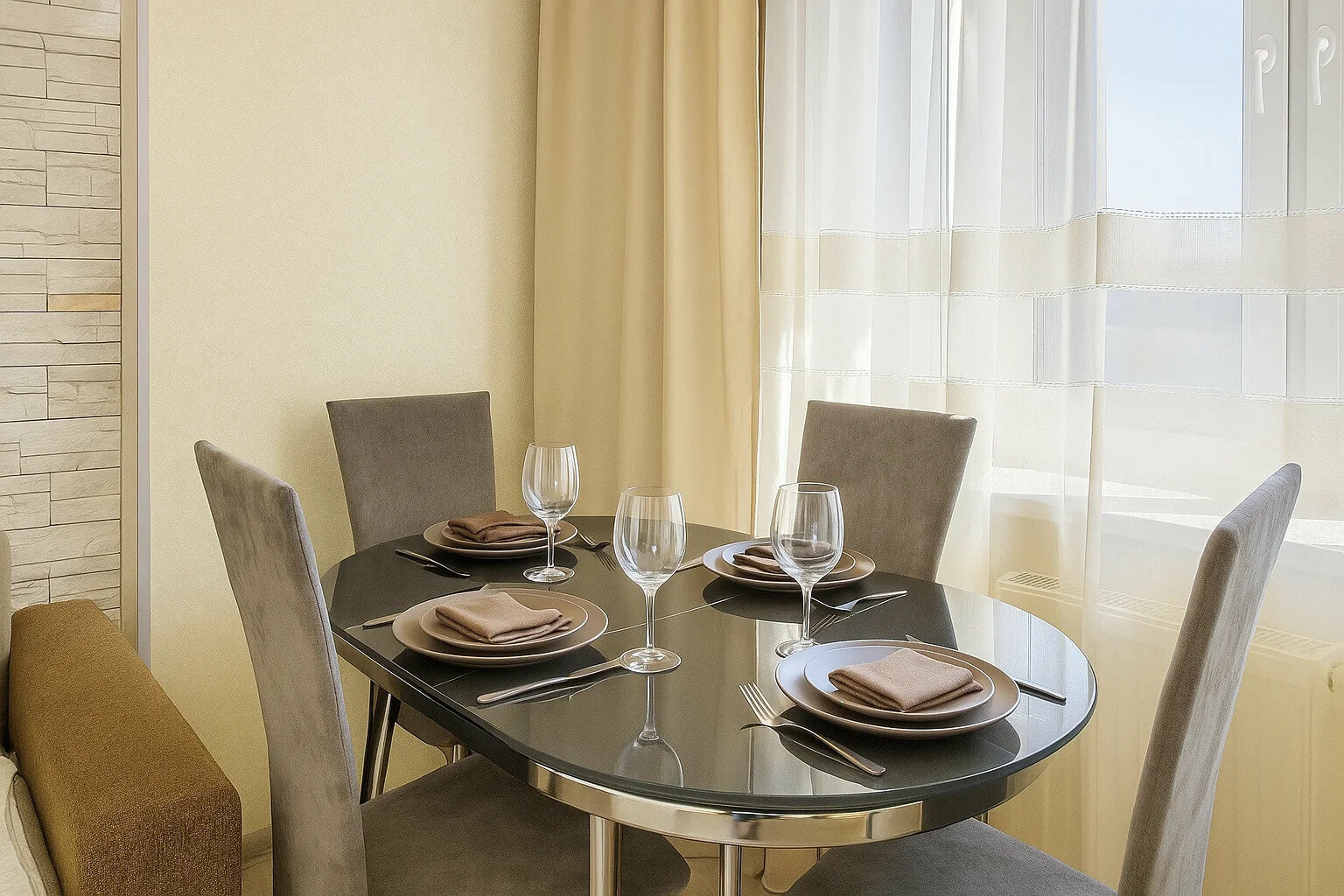 Cемейный номер с собственной ванной комнатой