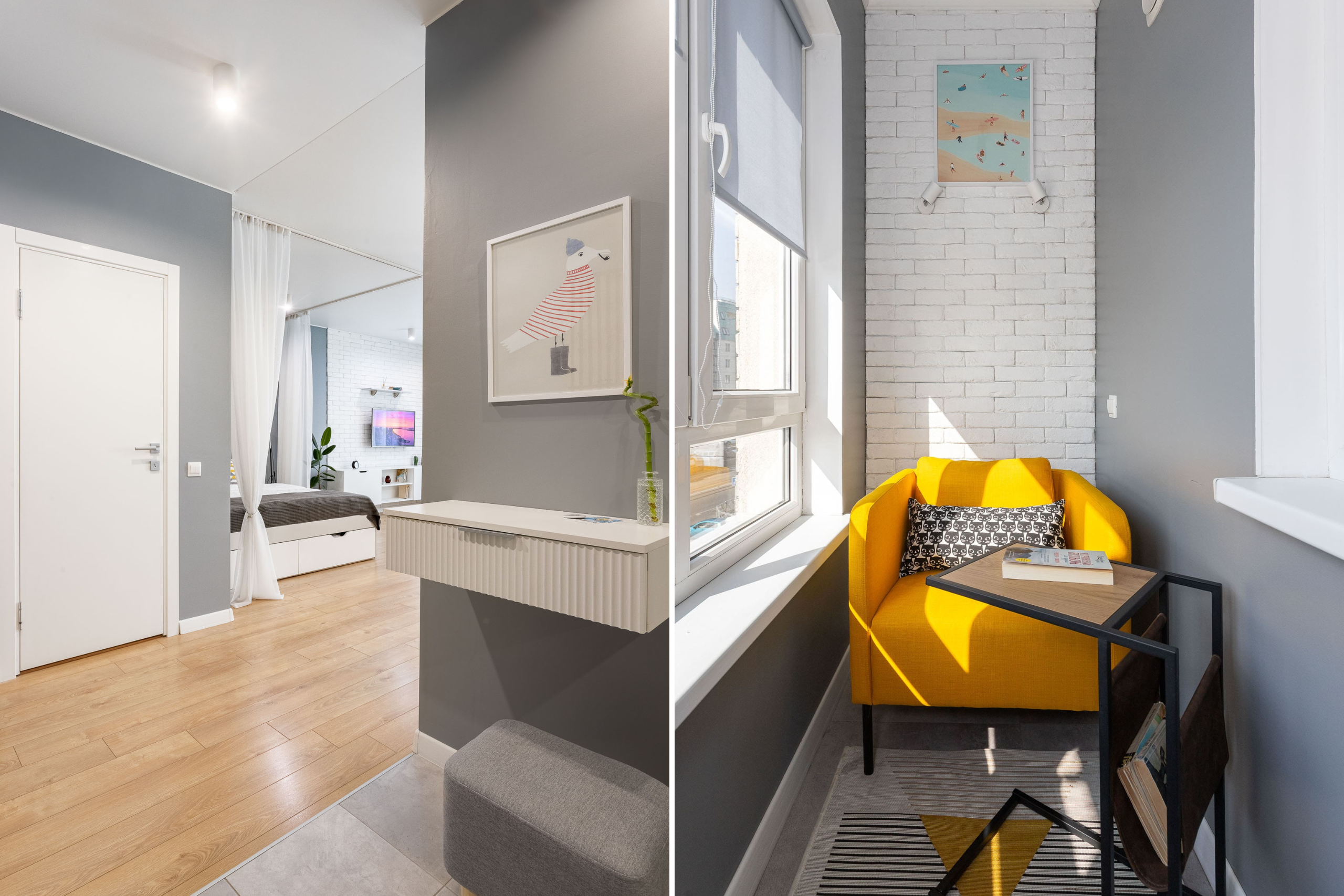 Апартаменты с балконом