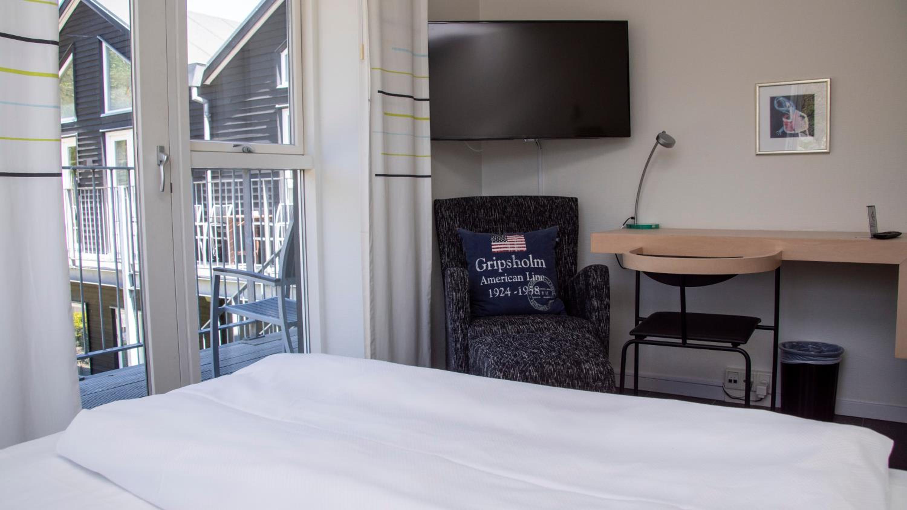 Standard enkeltværelse med udsigt til/mod skoven