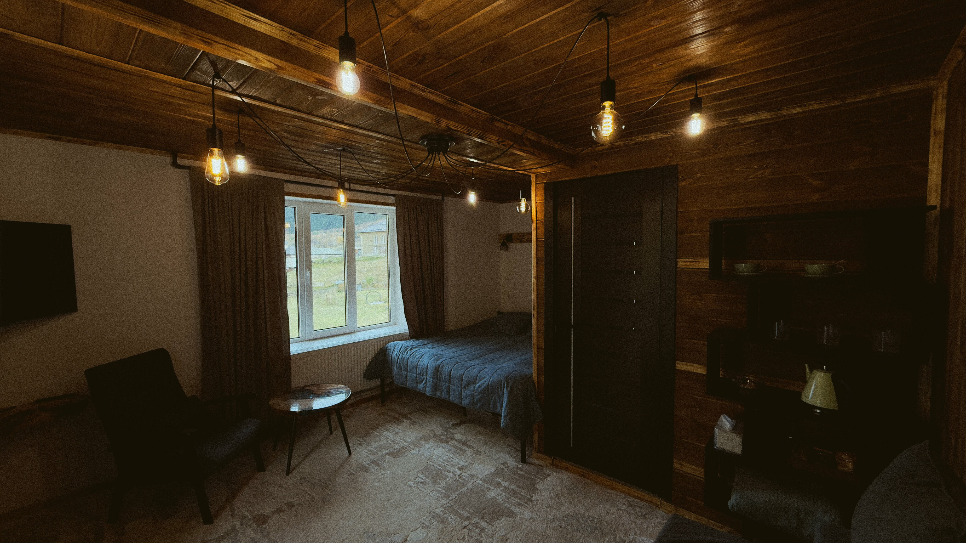 Двухместный номер с 1 кроватью и видом на горы