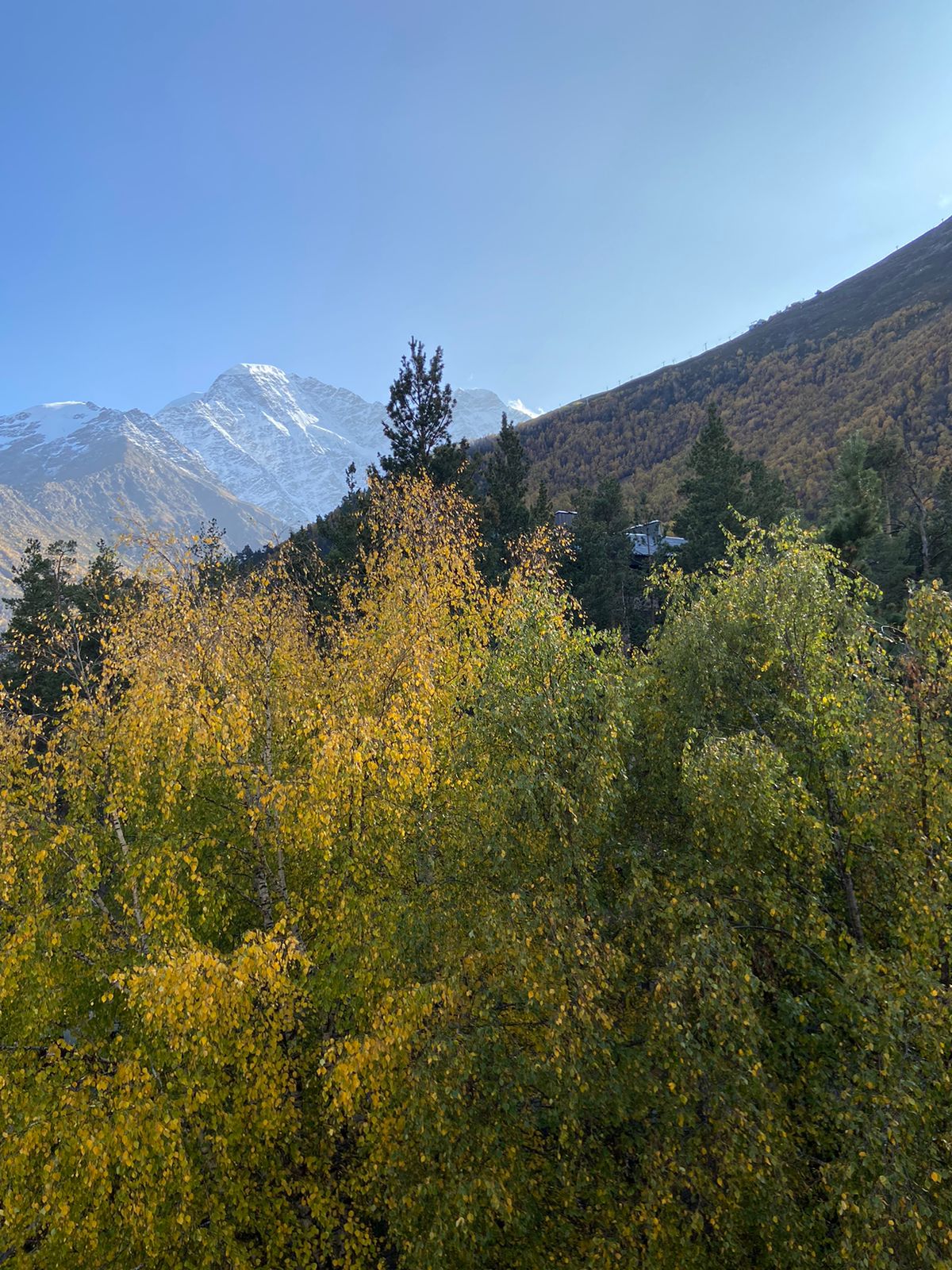 Двухместный номер с 1 кроватью и видом на горы