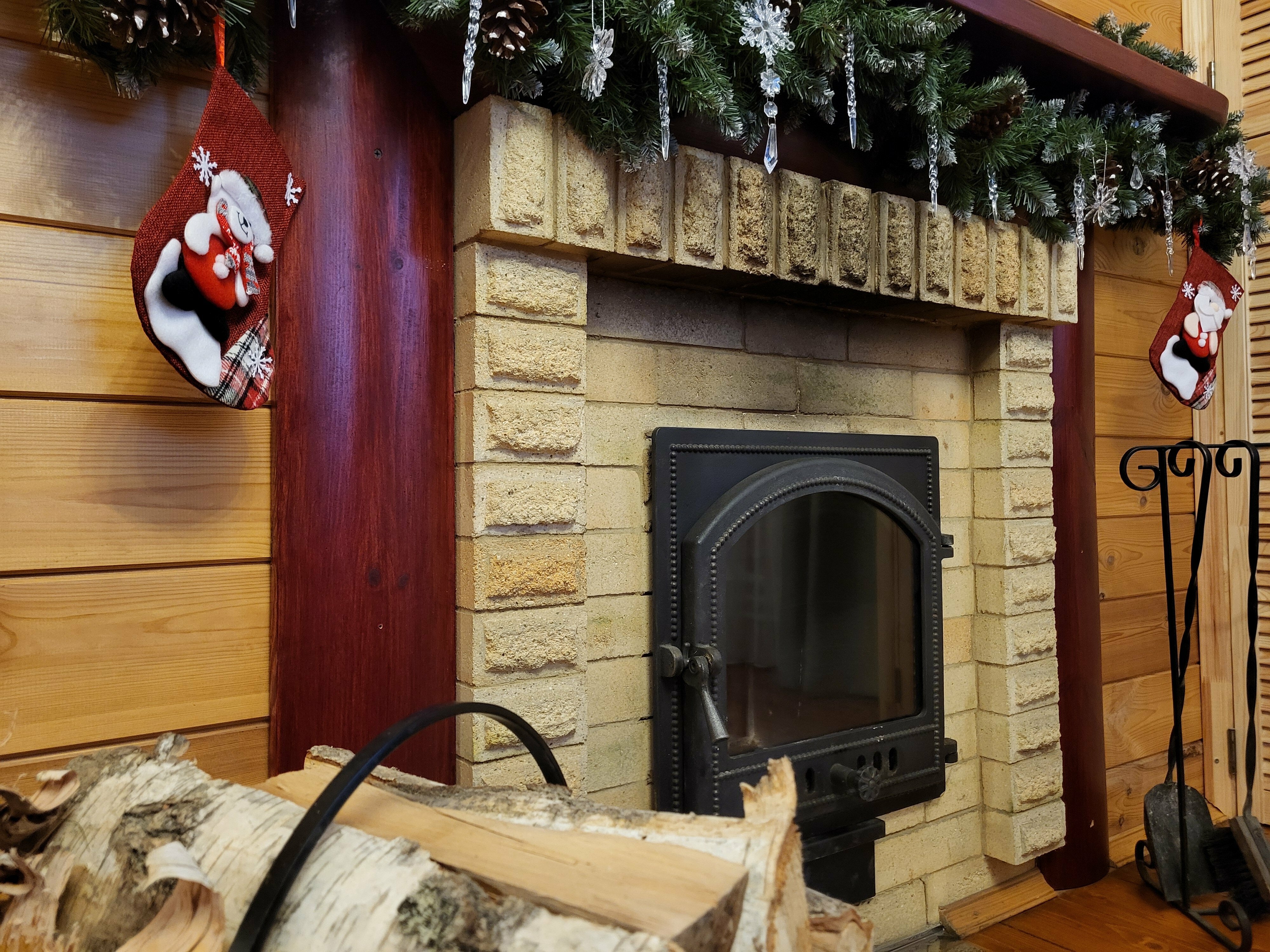 Коттедж №1 с красивым видом. Баня, камин, мангал.