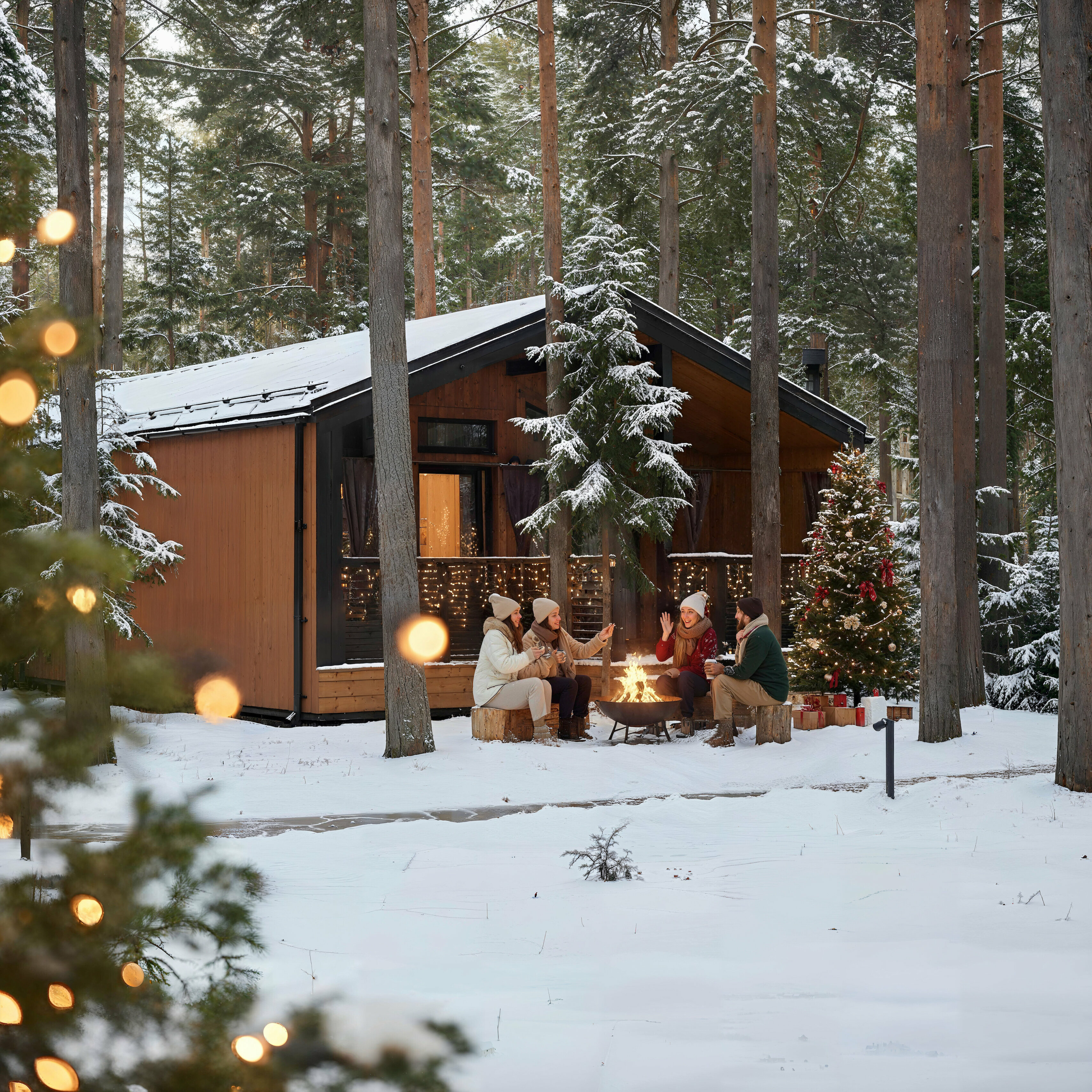 Дом №4 с купелью и гриль-домом