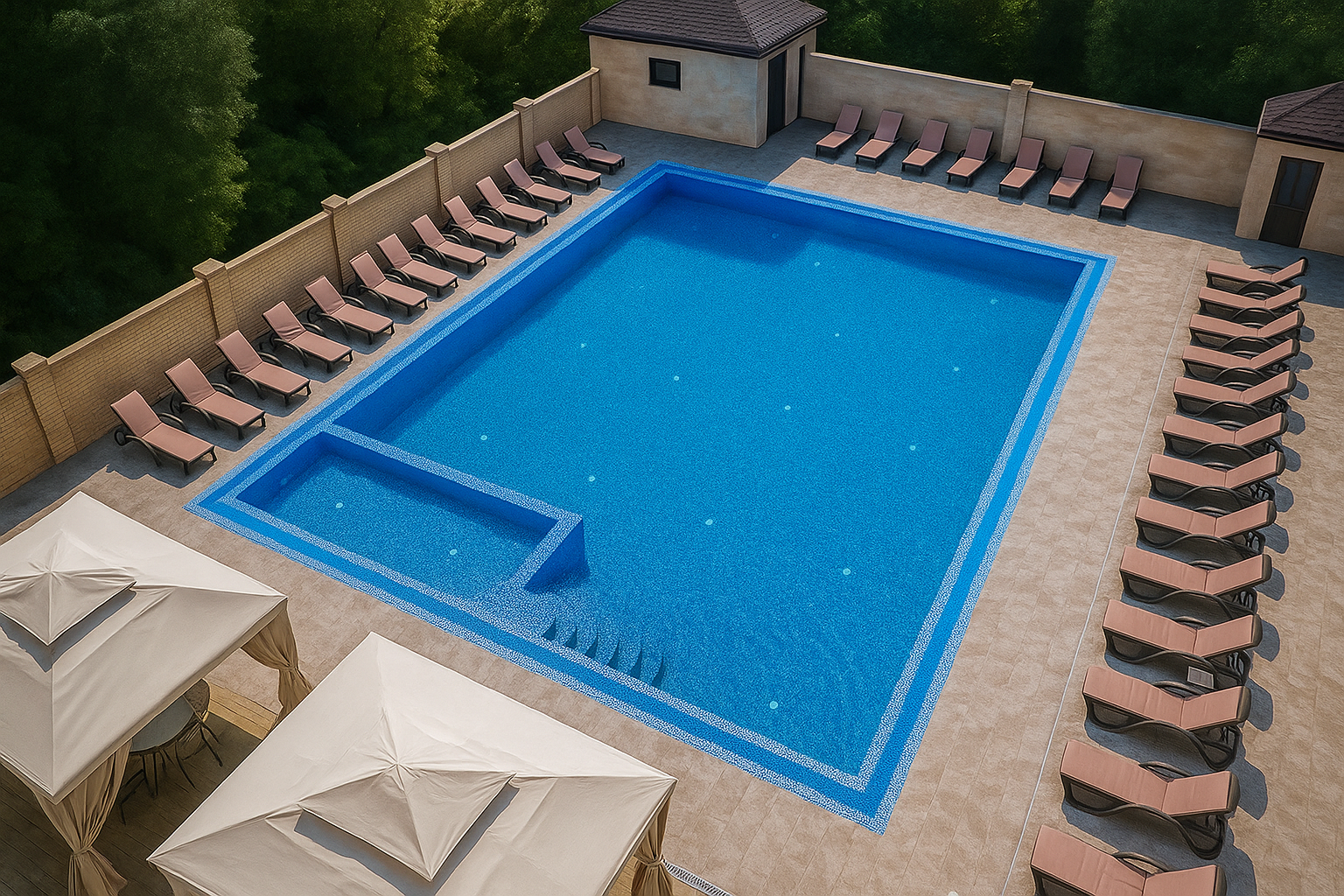 Четырёхместный номер ДЕЛЮКС с балконом