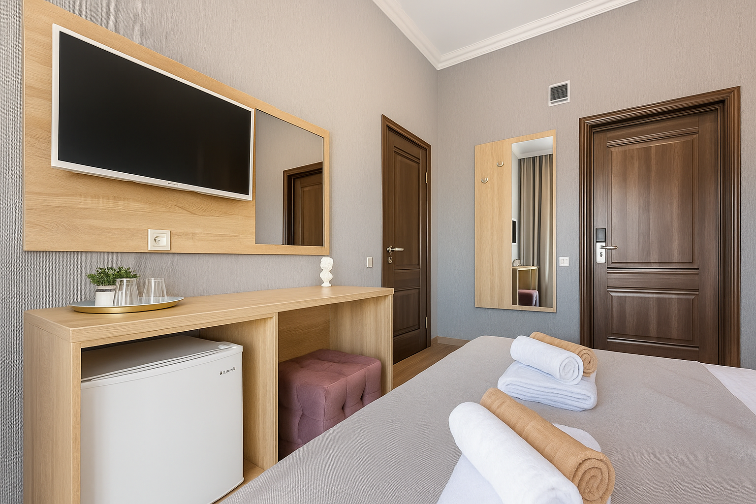 Двухместный номер ДЕЛЮКС с балконом