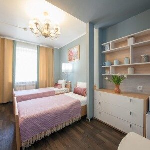 Улучшенный с 2 кроватями №6 (удобства в блоке)