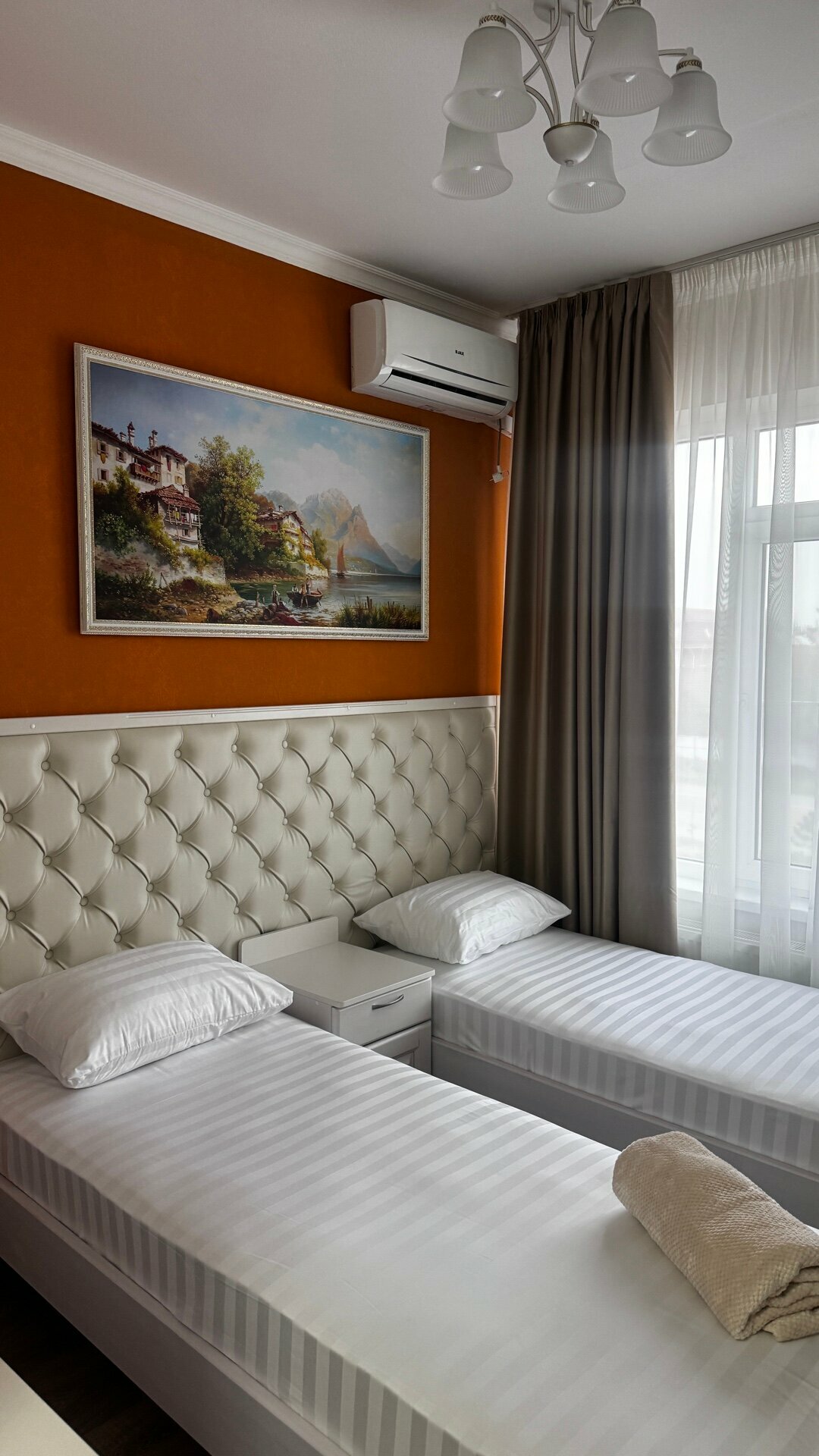 Двухместный номер с 2 отдельными кроватями, вид на город