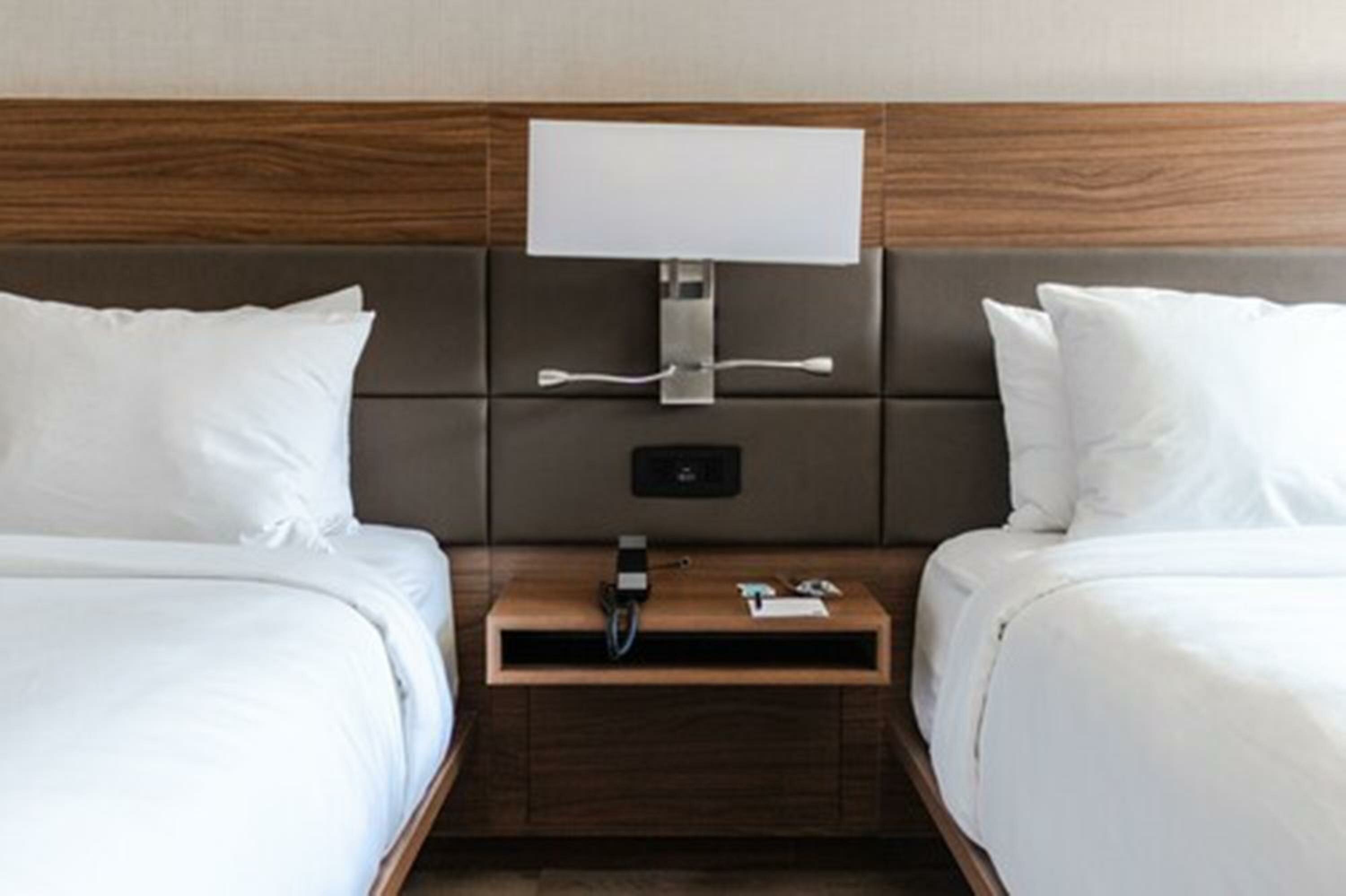 Two Queen Beds with City View