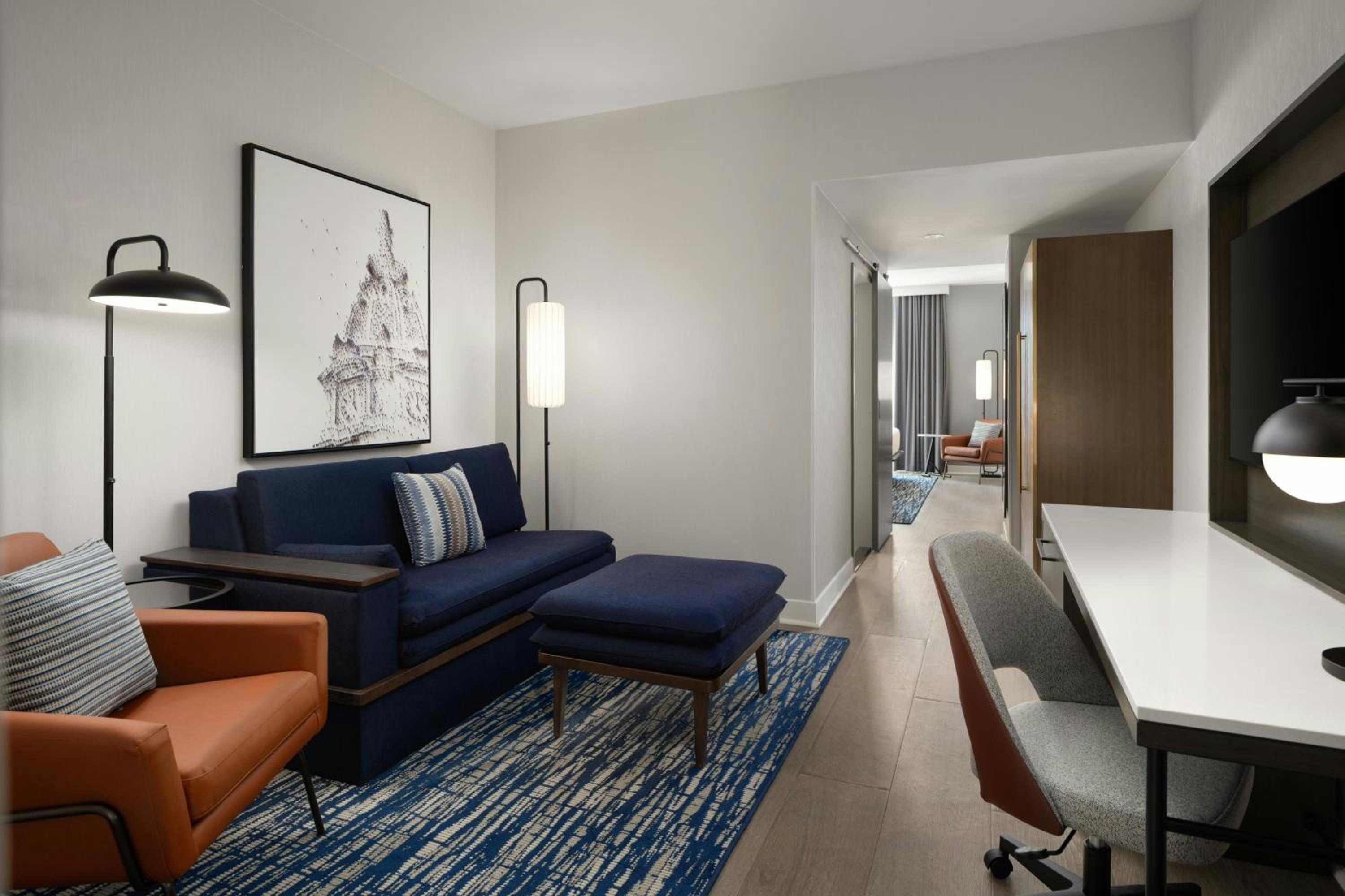 One-Bedroom Queen Suite with Two Queen Beds and Sofa Bed