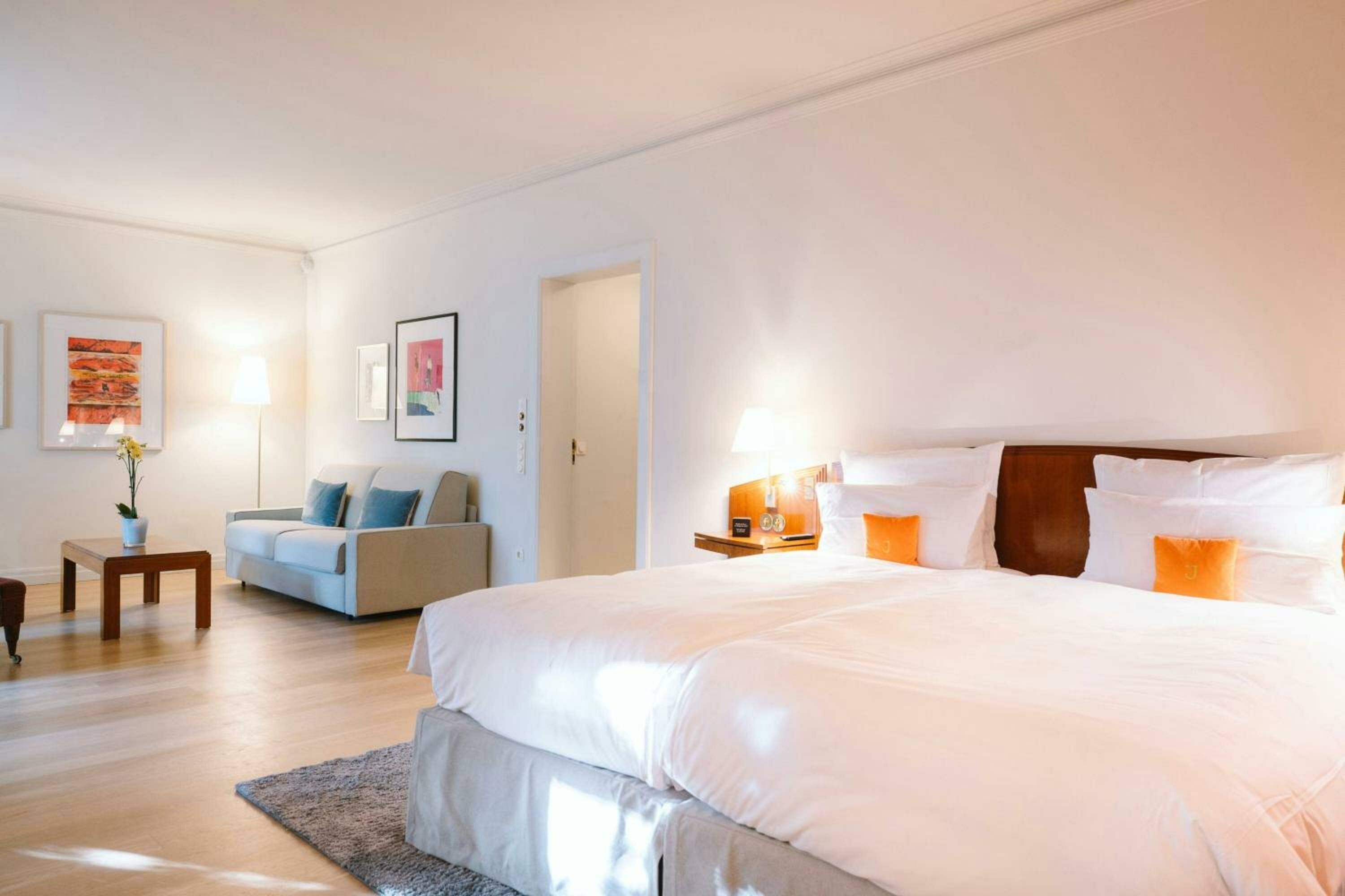 Double Studio with Sofa Bed and City View