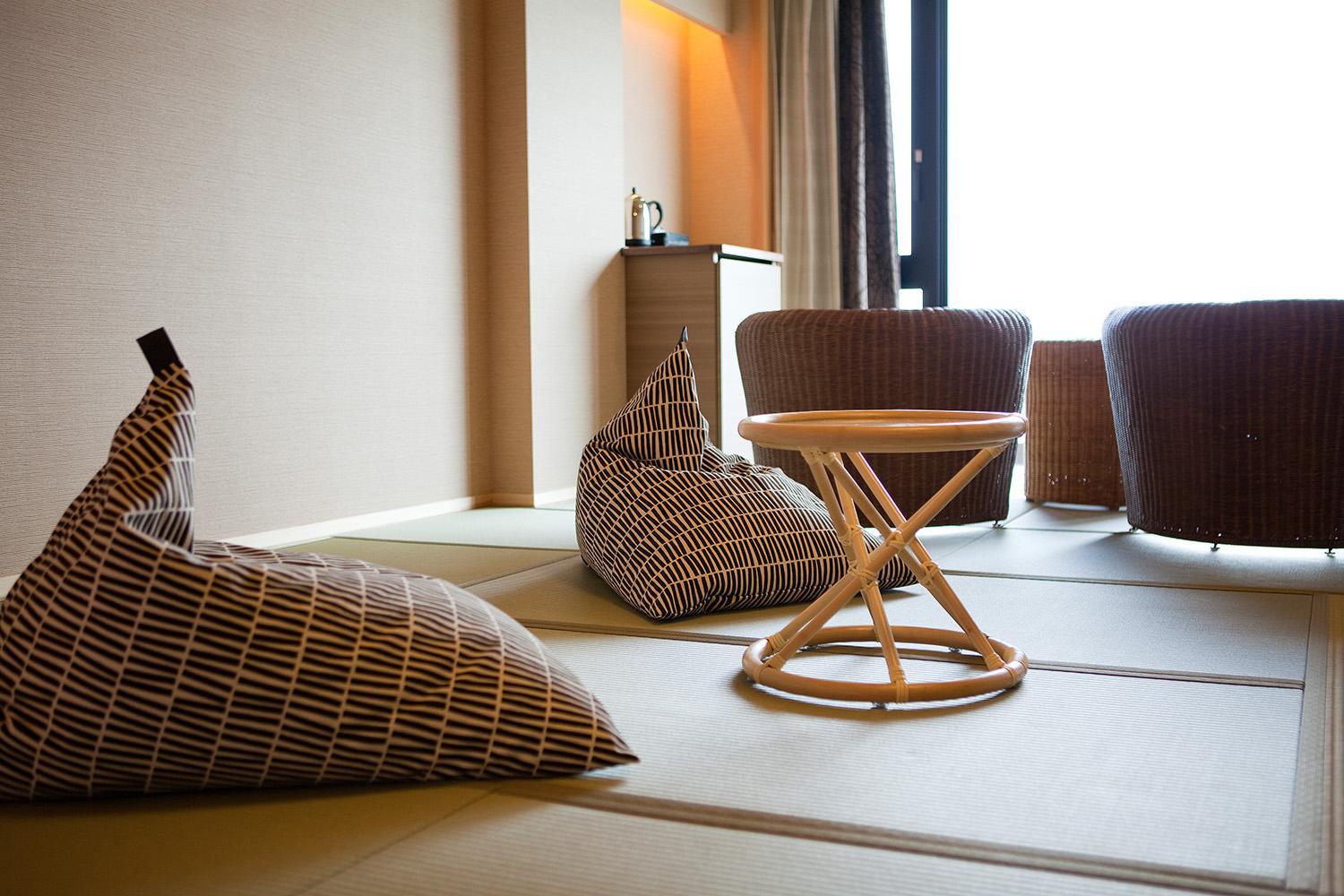 Japanese-Western Room with Tatami Area and Open-Air Bath B - Non-Smoking (3rd-6th Floor) (Half Board)