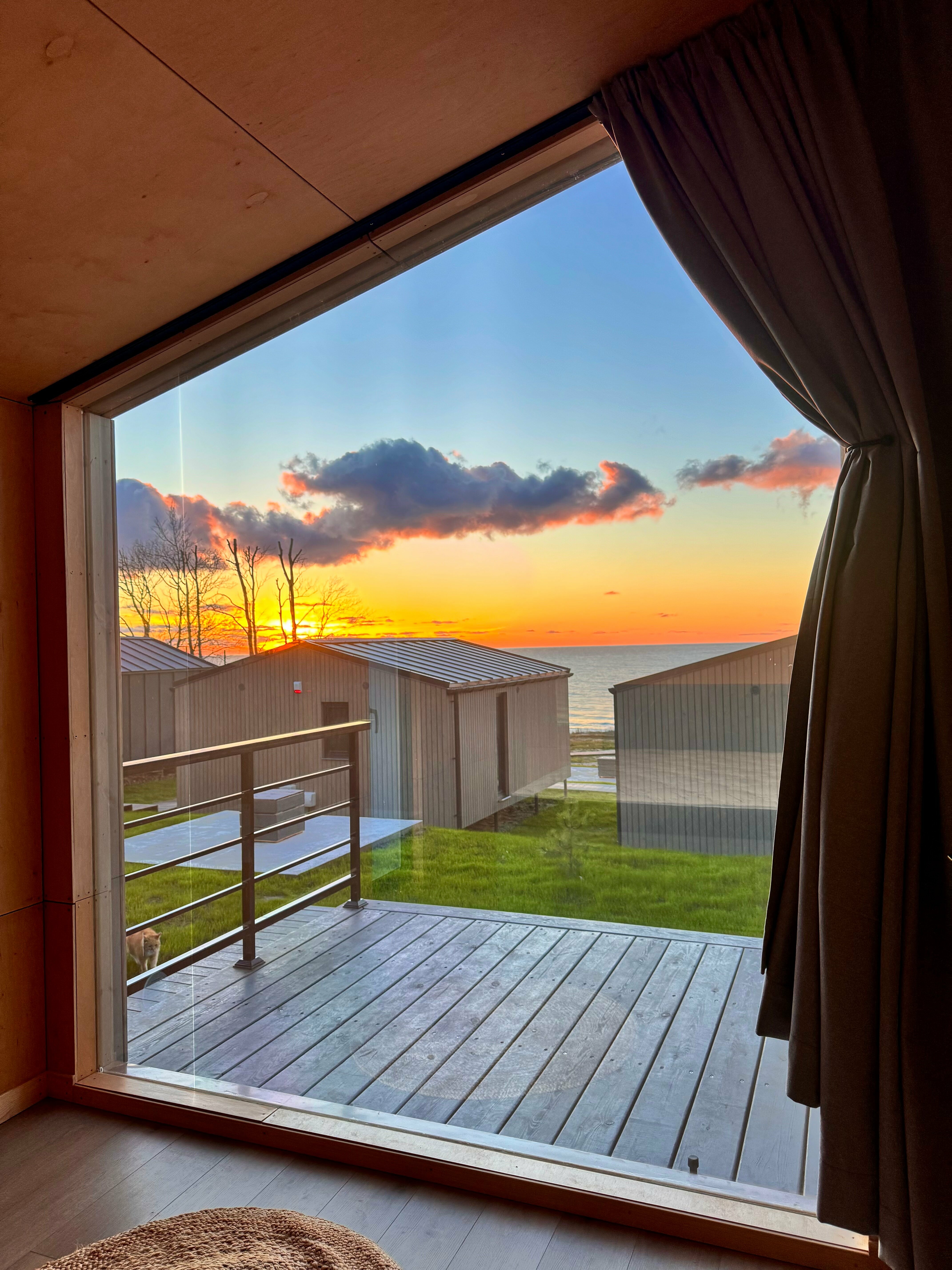 Лодж с видом на море и собственной купелью с подогревом