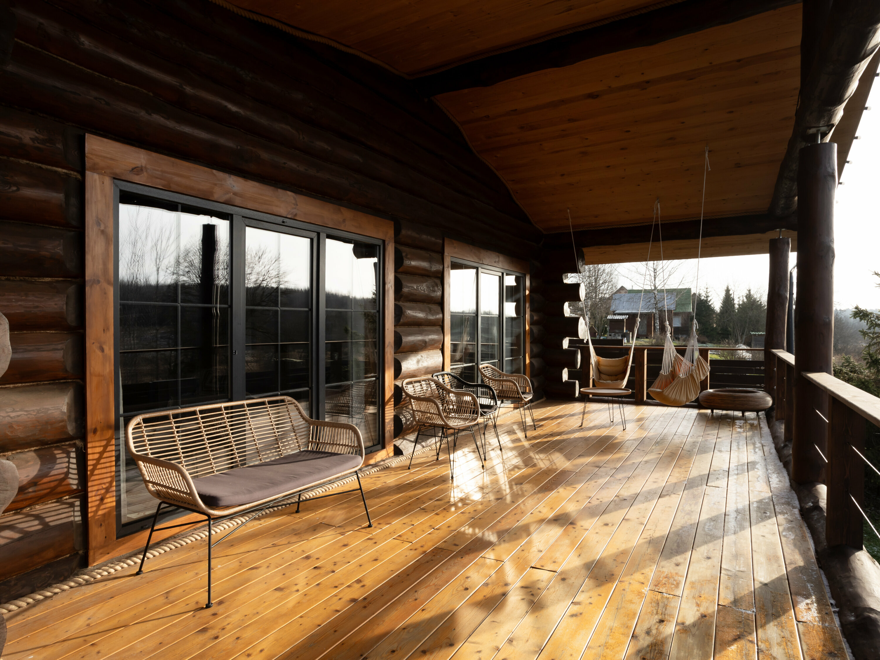 Коттедж с видом на лес