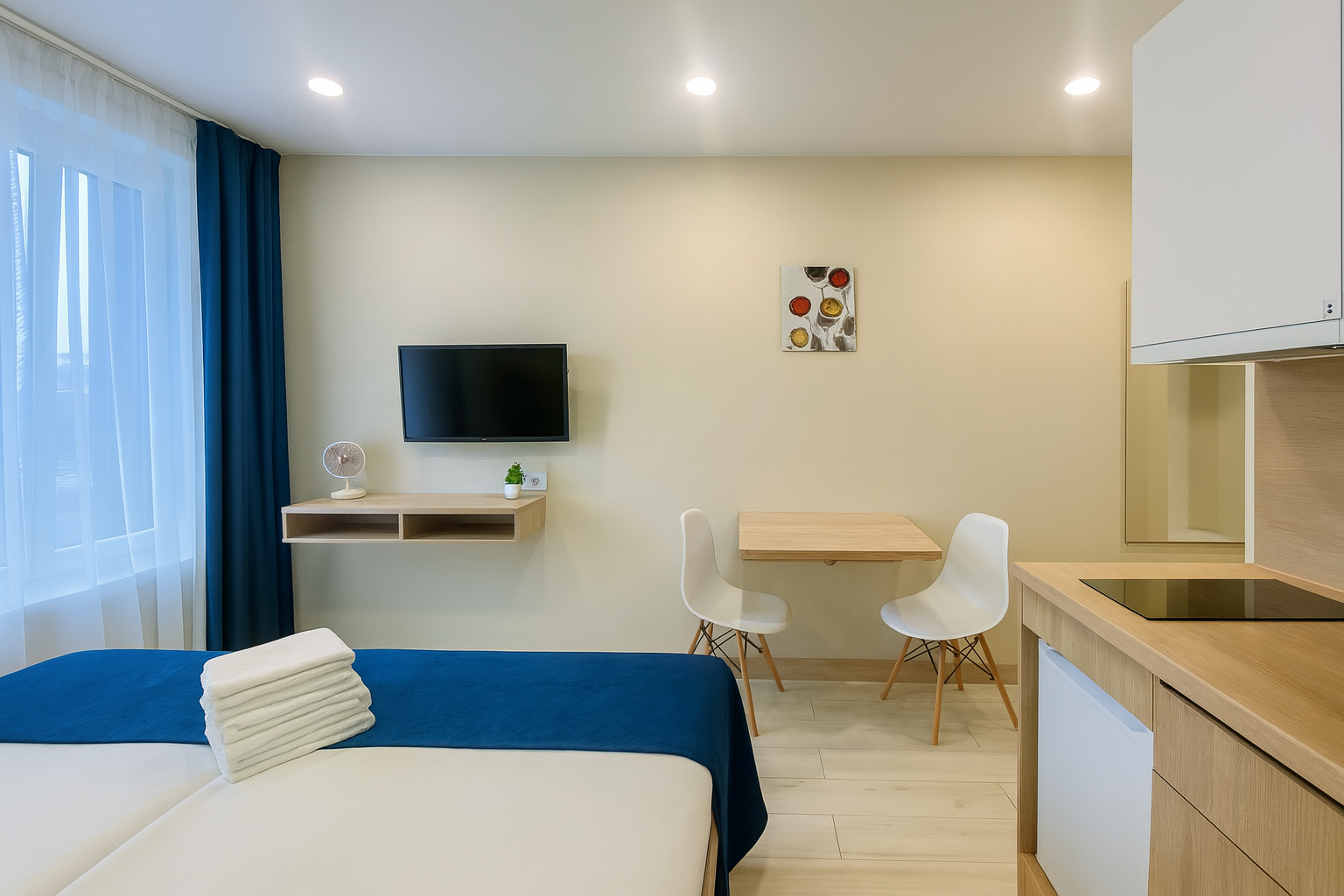 Комфортные апартаменты ZOOM с двуспальной кроватью