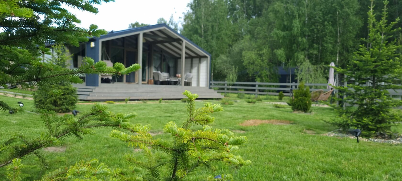 Коттедж с видом на лес