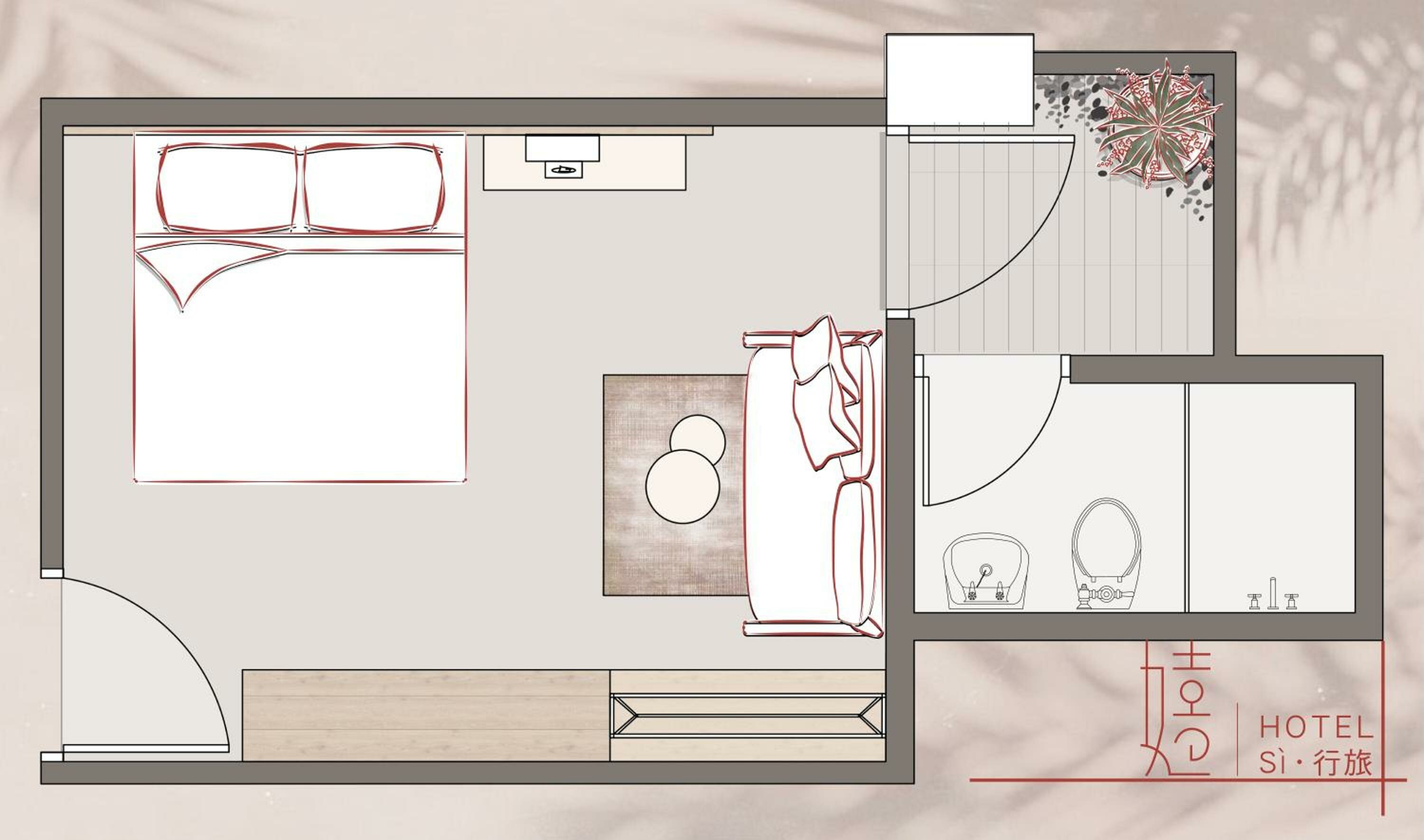 Deluxe Double Room with Balcony