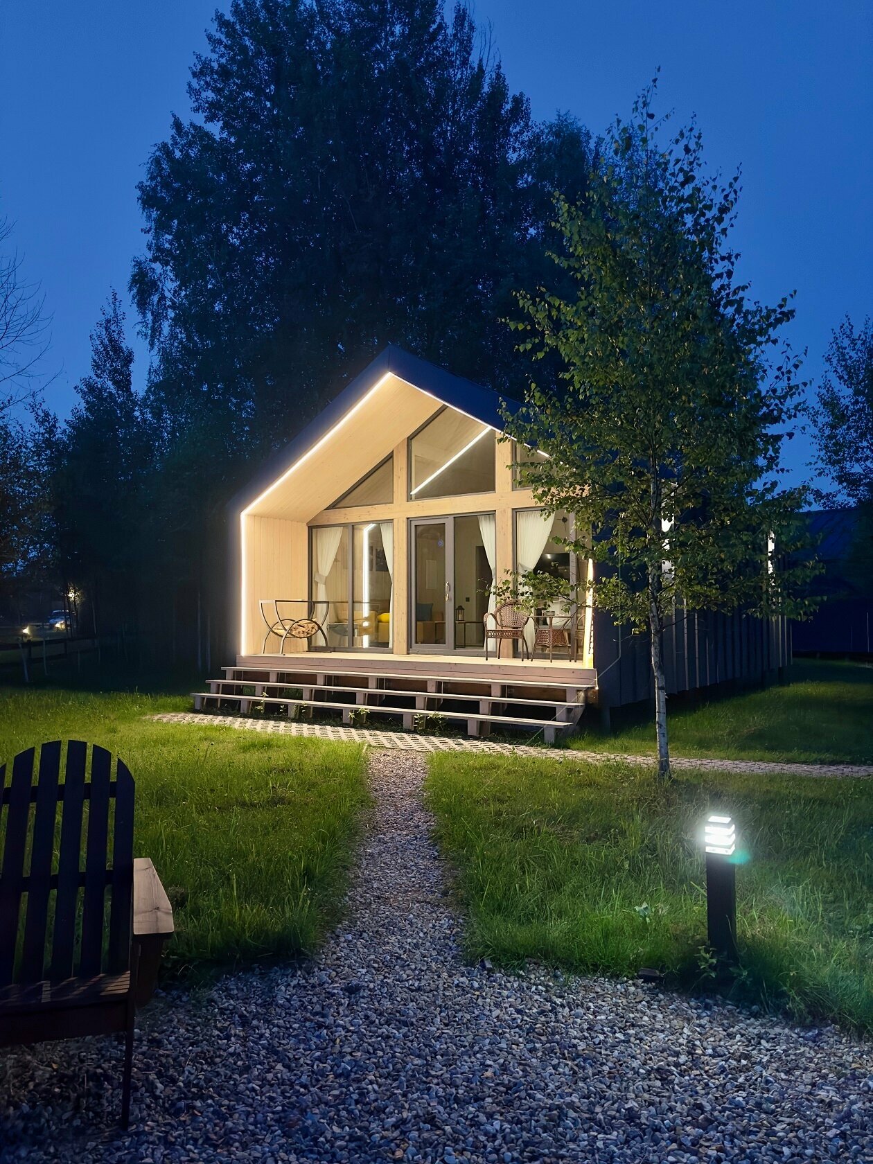 Коттедж с видом на лес