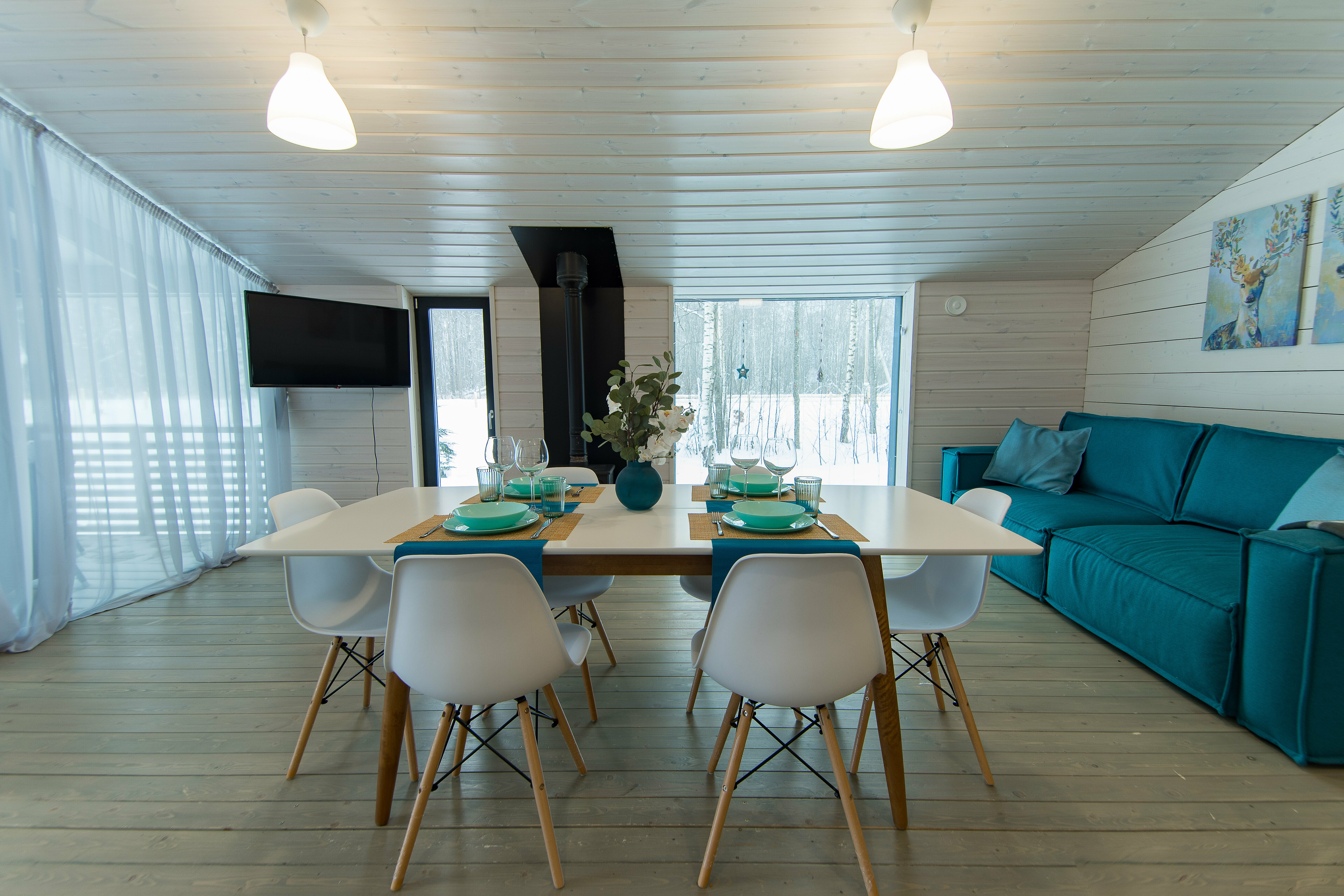 Коттедж с видом на лес