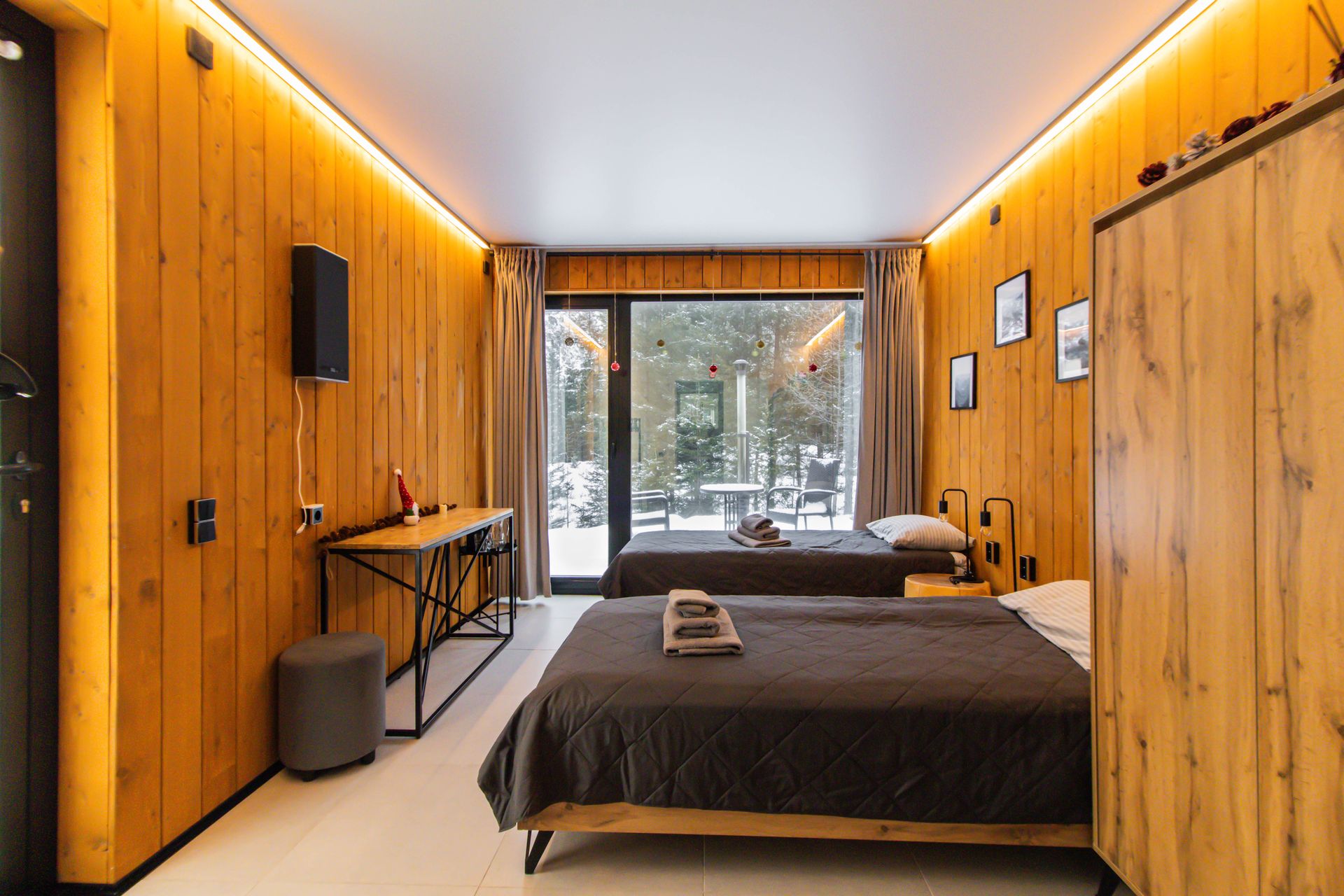 Двухместный номер с 2 отдельными кроватями и террасой