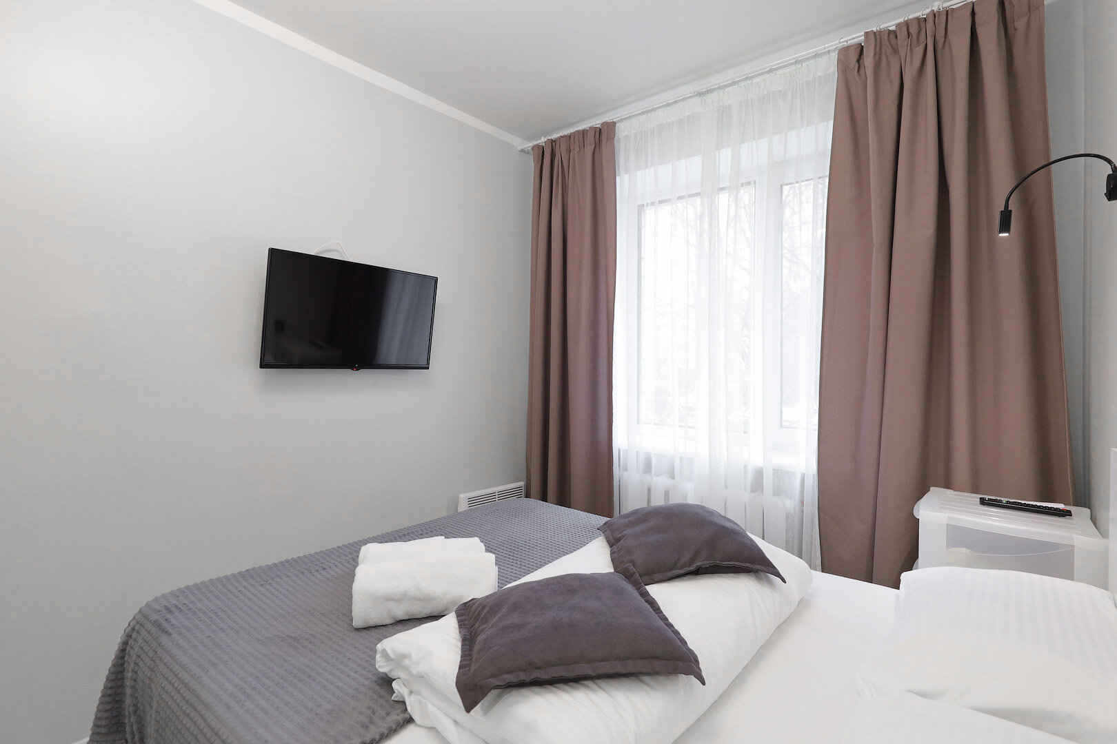 Небольшой двухместный номер с 1 кроватью