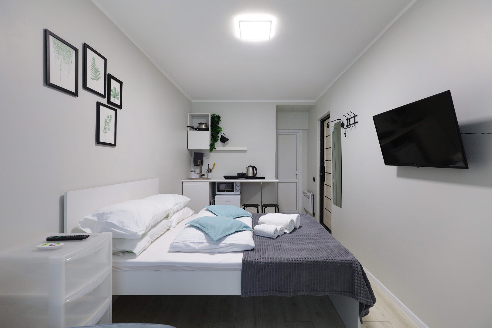 Двухместный номер с 1 кроватью и балконом