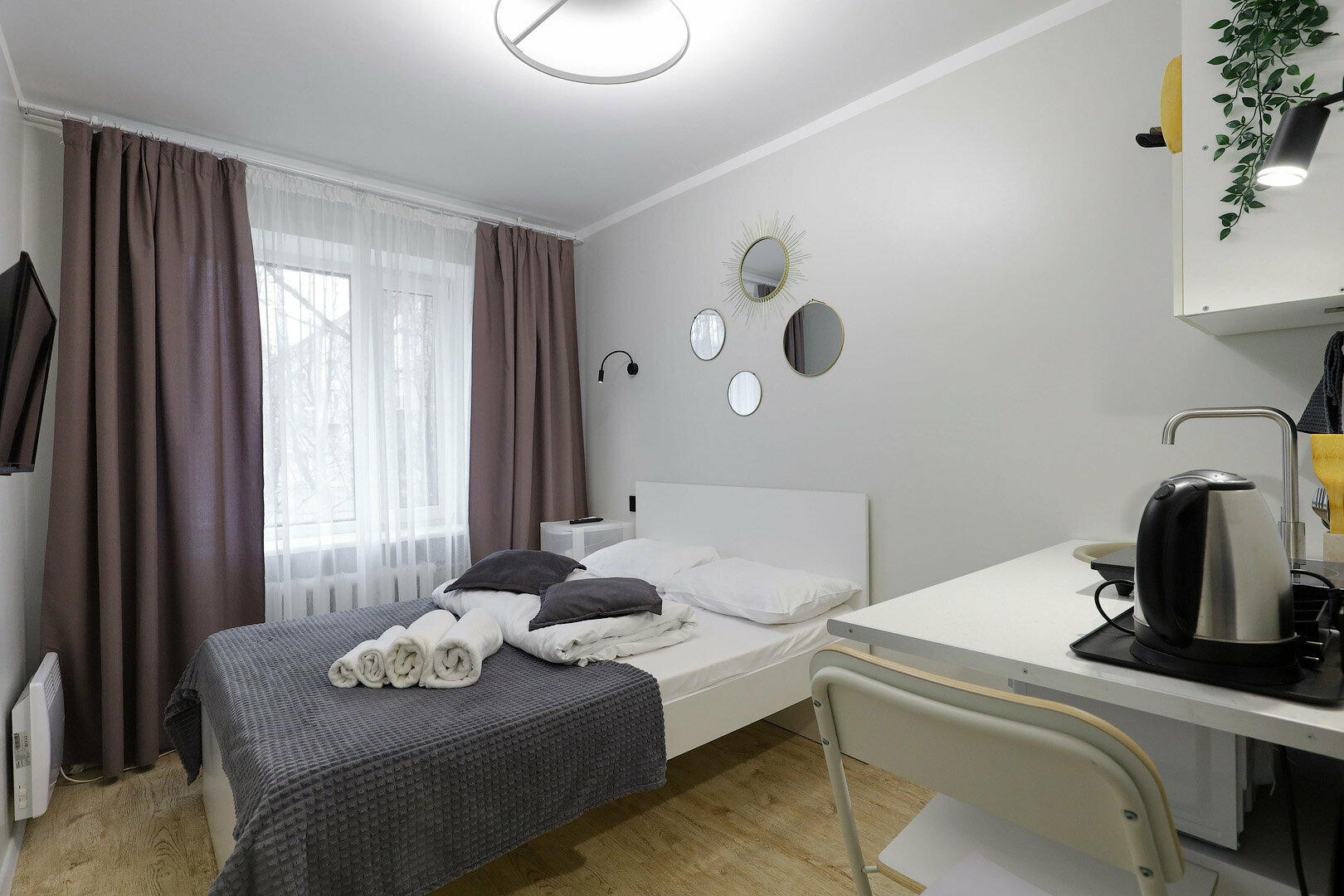 Небольшой двухместный номер с 1 кроватью