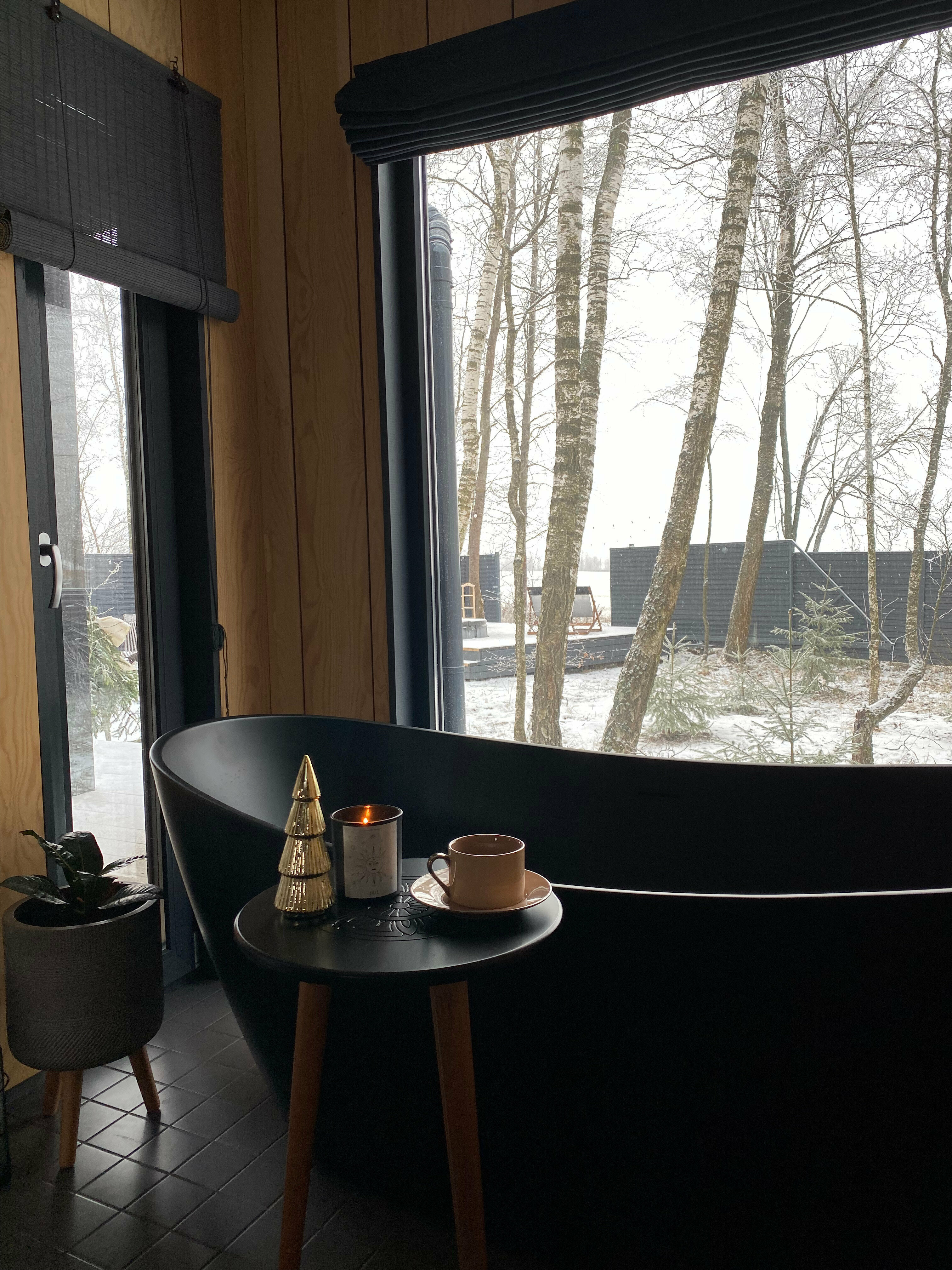 Дом с сауной, ванной и уличным джакузи