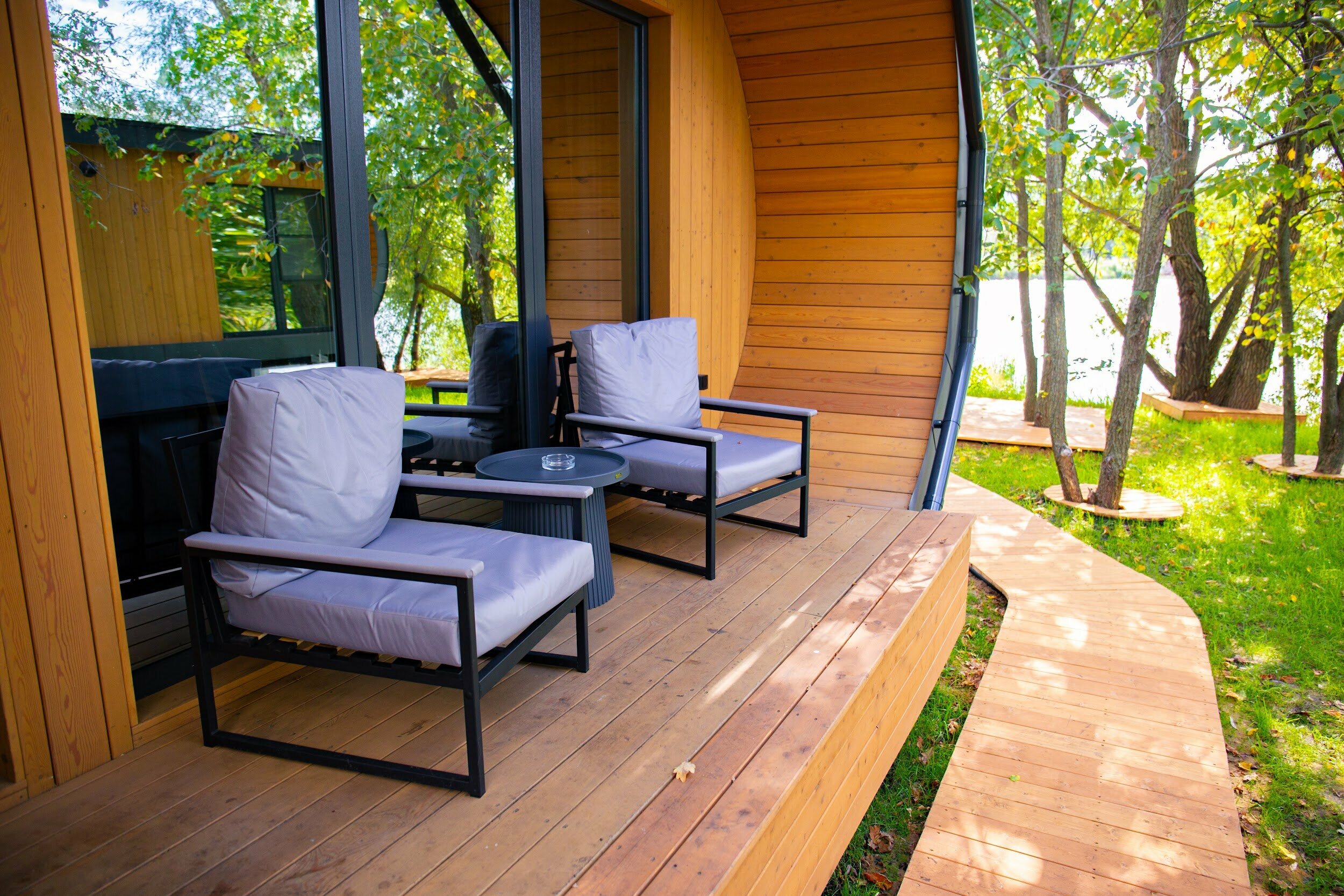 Двухместный номер с 1 кроватью и террасой