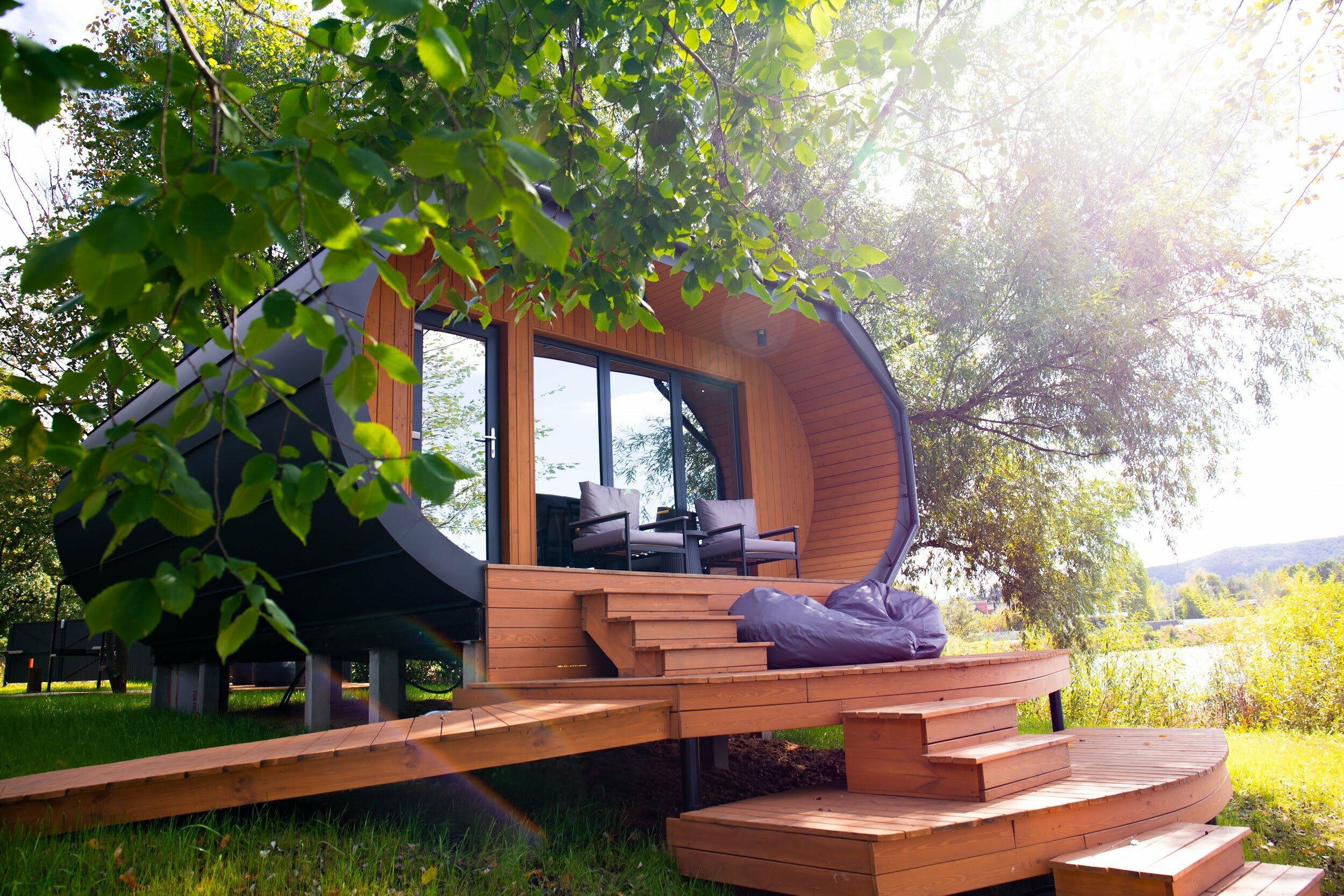 Двухместный номер с 1 кроватью и видом на озеро