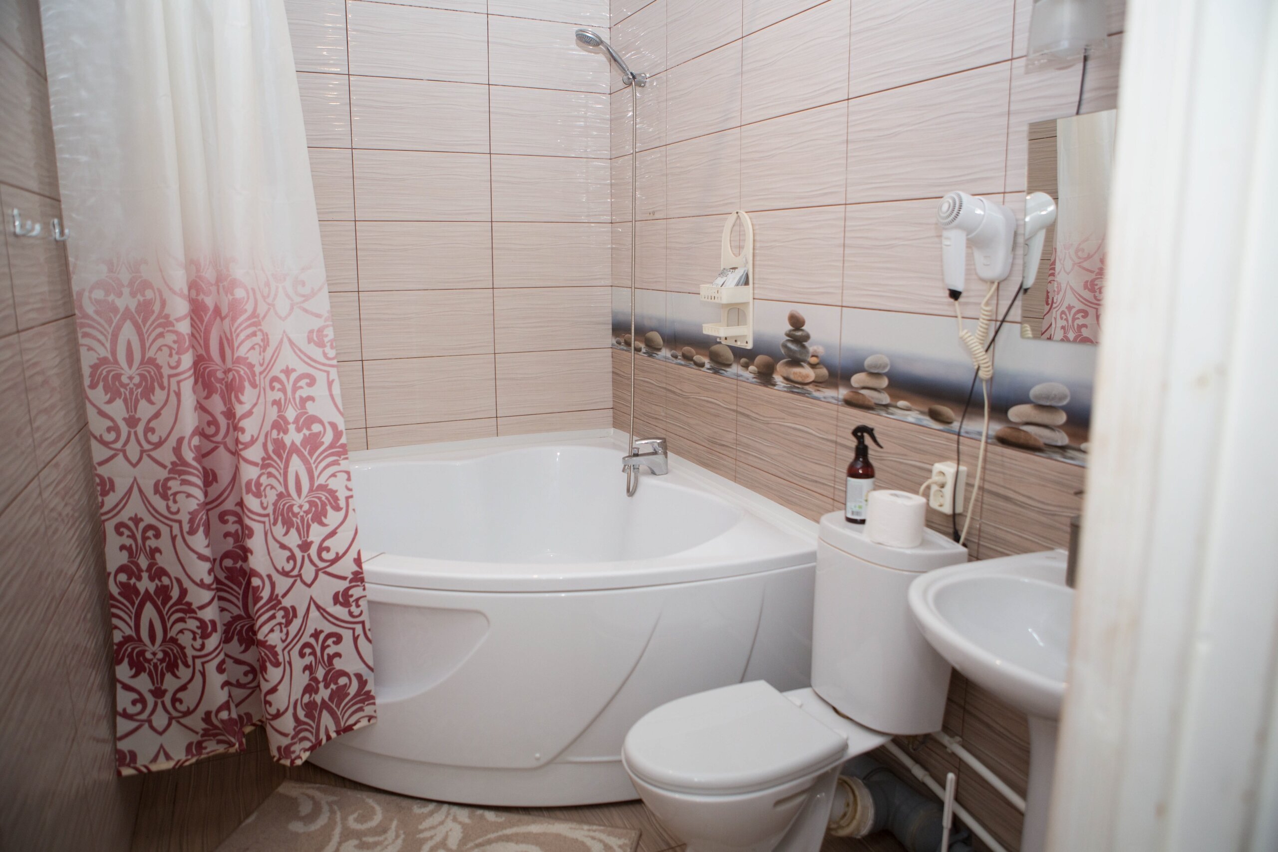 Двухместный номер с 1 кроватью и собственной ванной комнатой