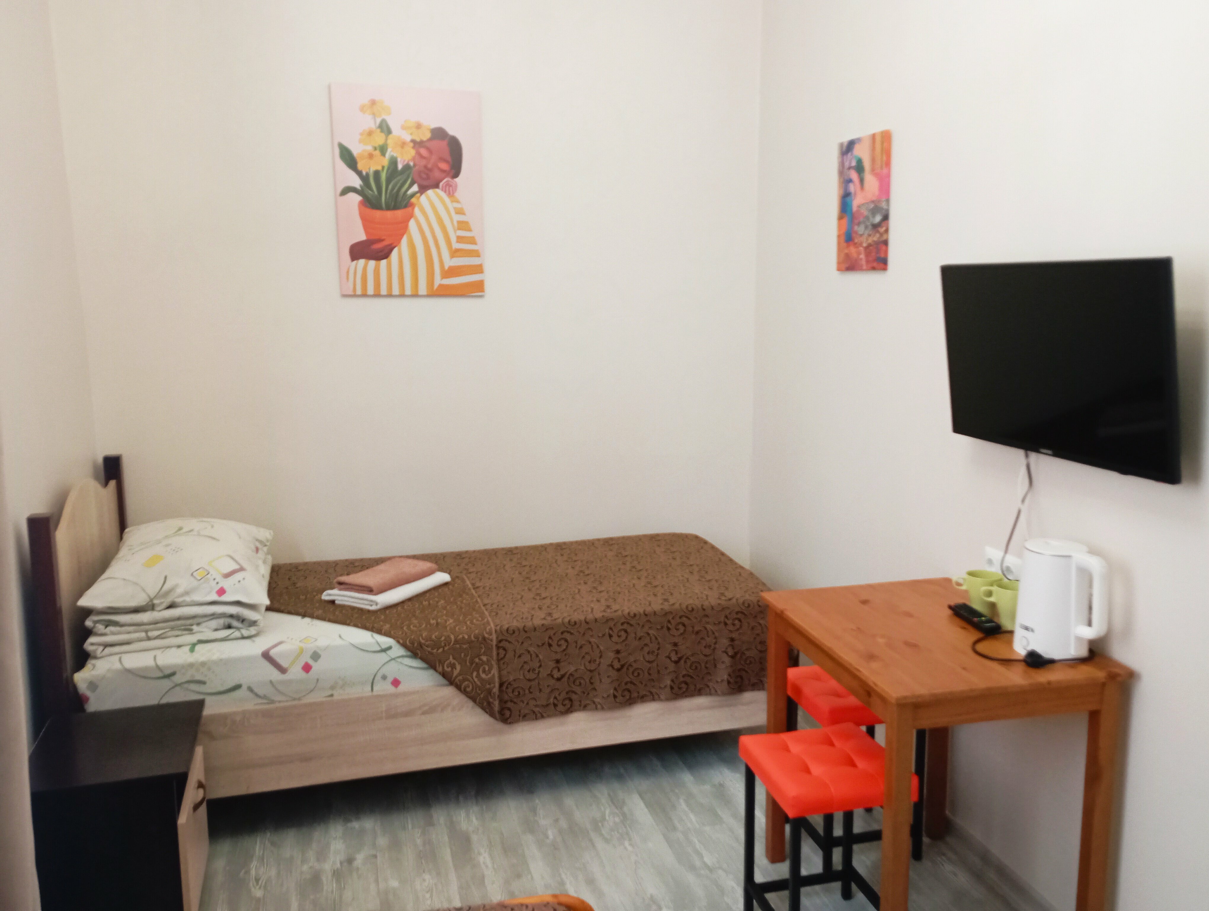 Двухместный номер с 2 отдельными кроватями и душем