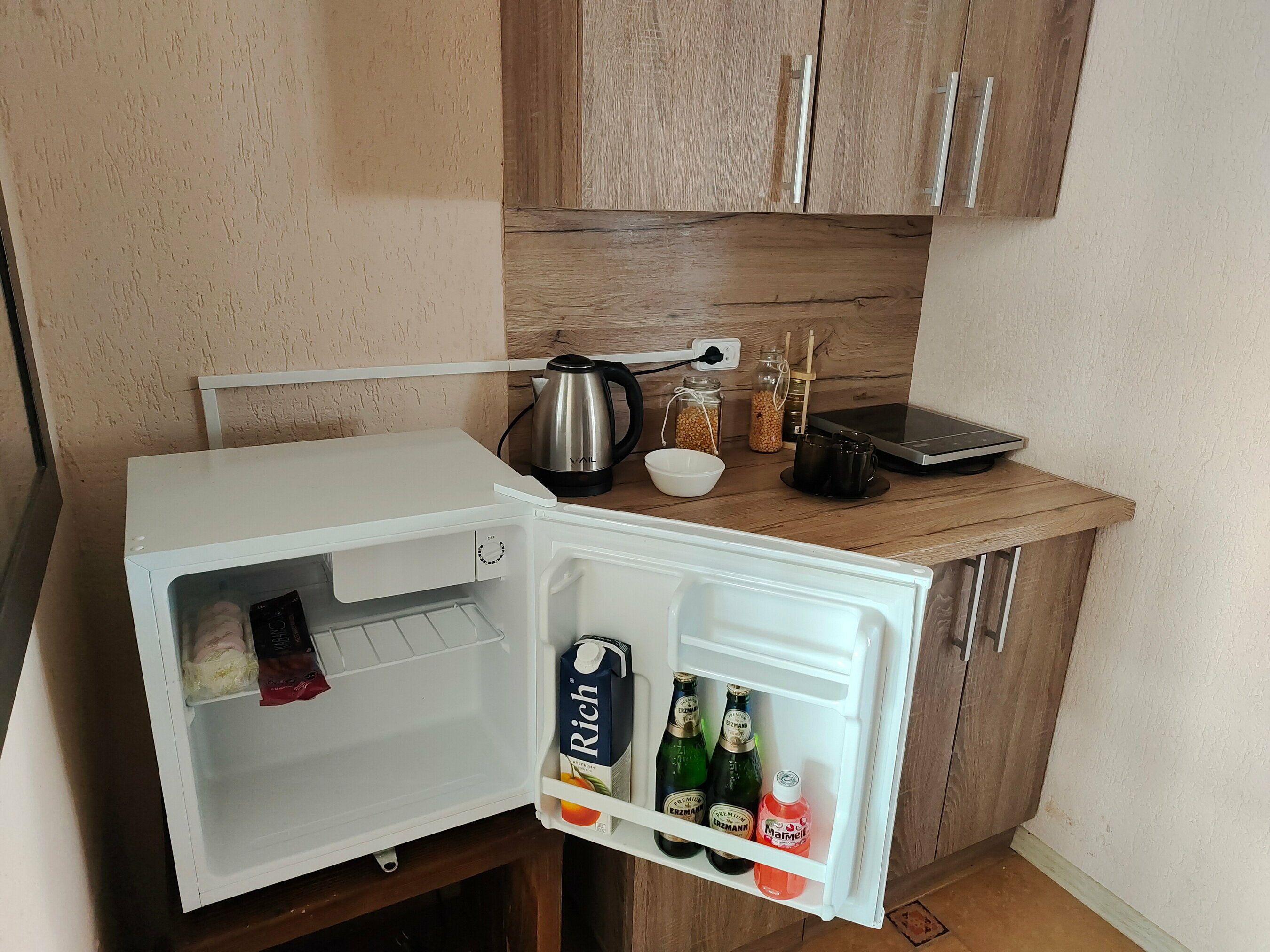 4х местная Студия с мини-кухней, террасой и видом на море