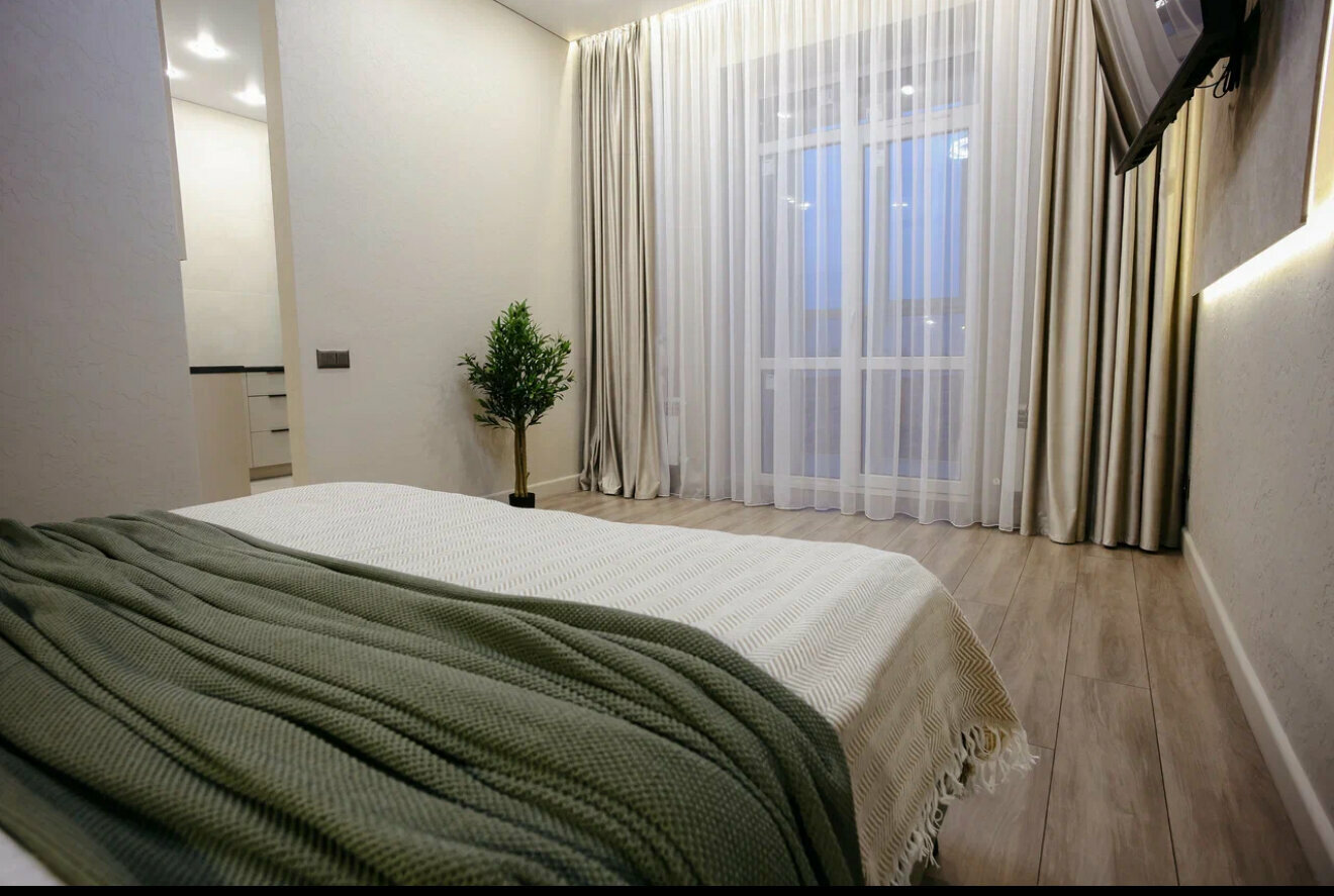 Двухместный номер с 1 кроватью и балконом