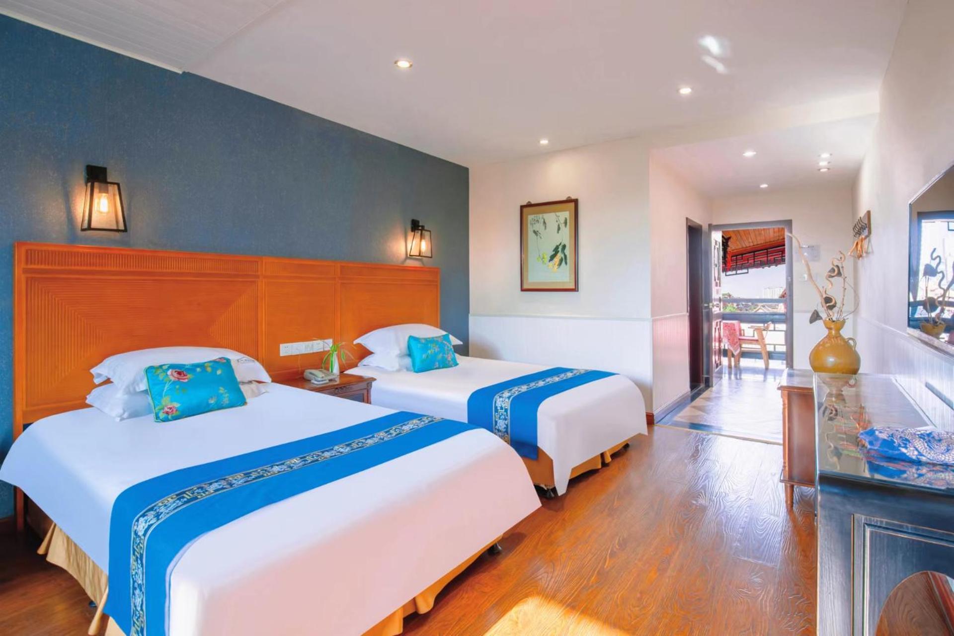 Garden-view Twin Room (Lower floor, free pick-up for 3 successive nights, free laundry) 