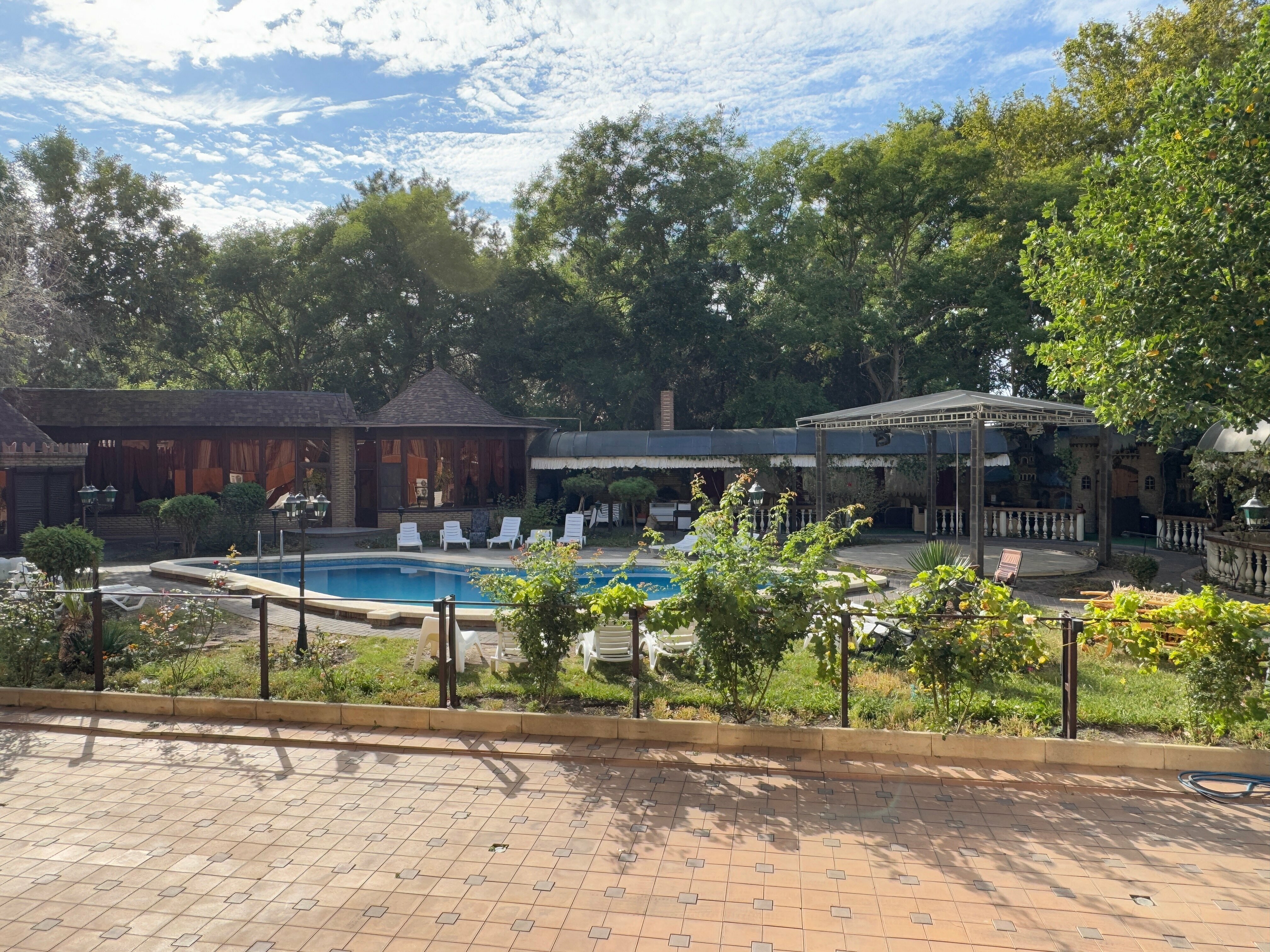 Двухместный номер с 1 кроватью и видом на бассейн