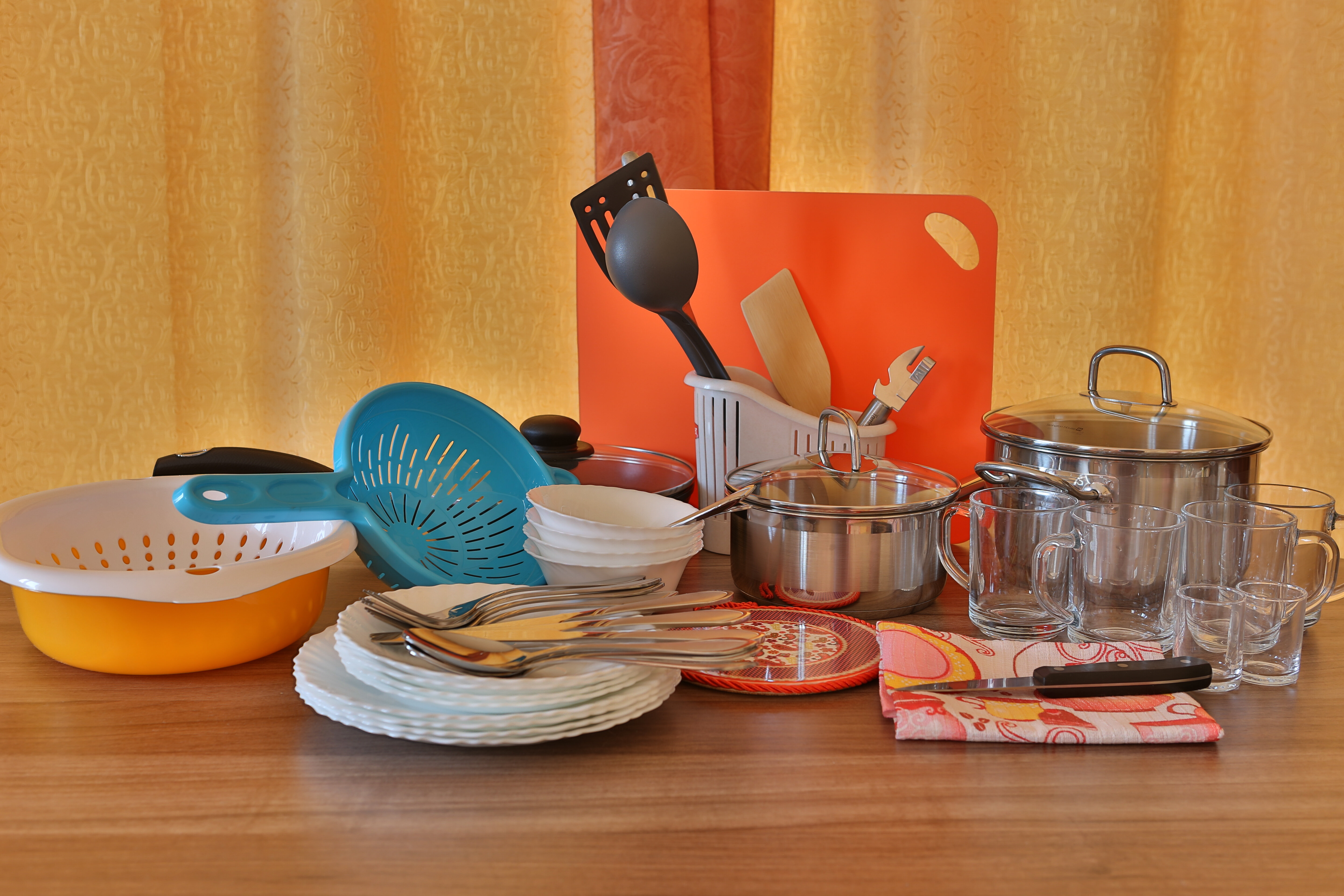 Четырехместный номер с кухней и балконом