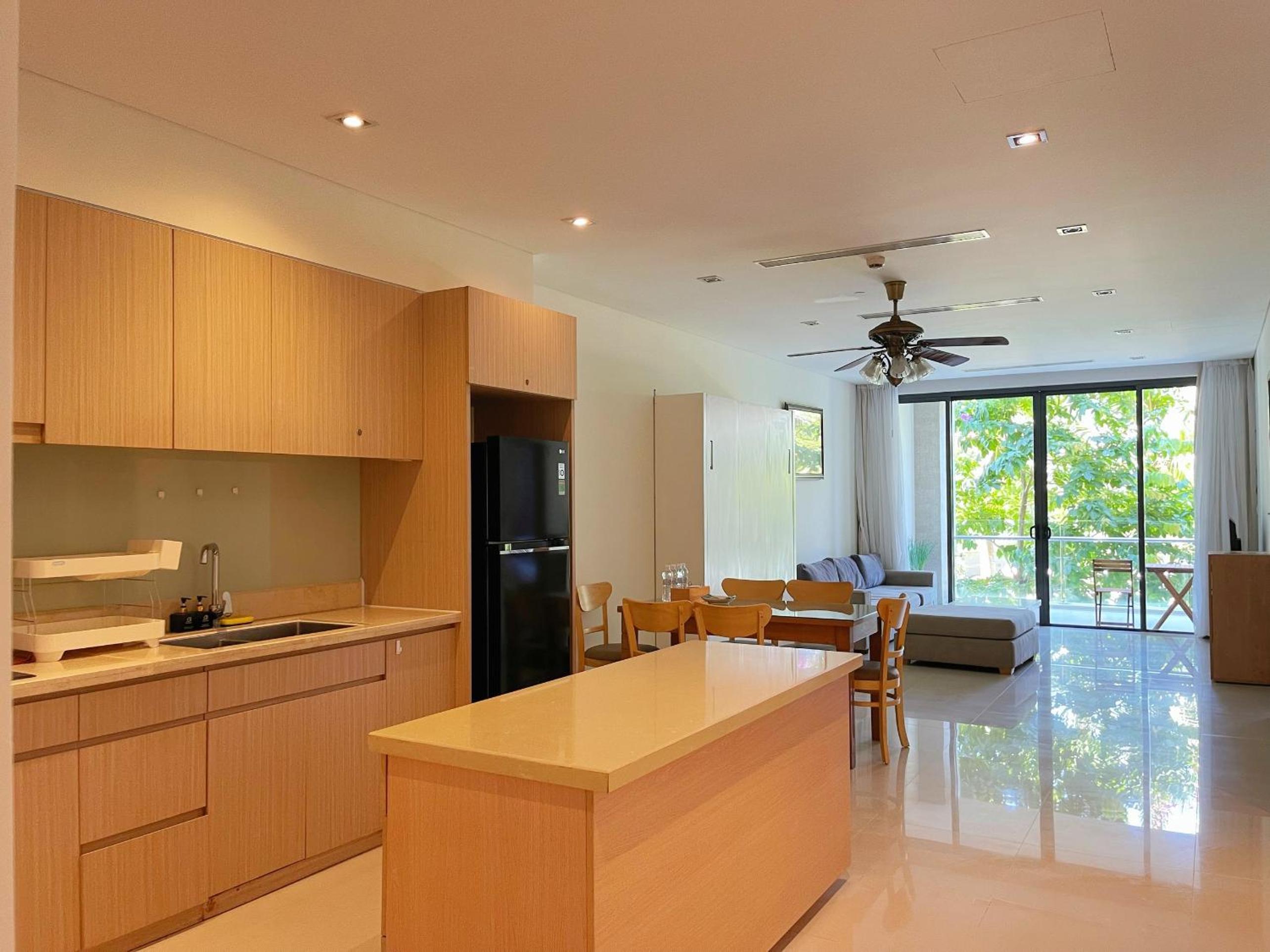 Two-Bedroom Apartment with Pool View