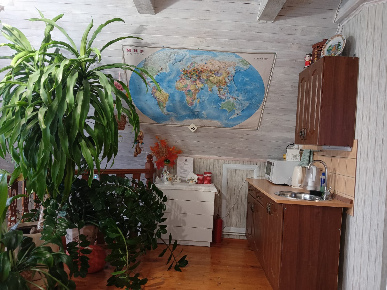 Двухместный номер с 1 кроватью и общей ванной комнатой