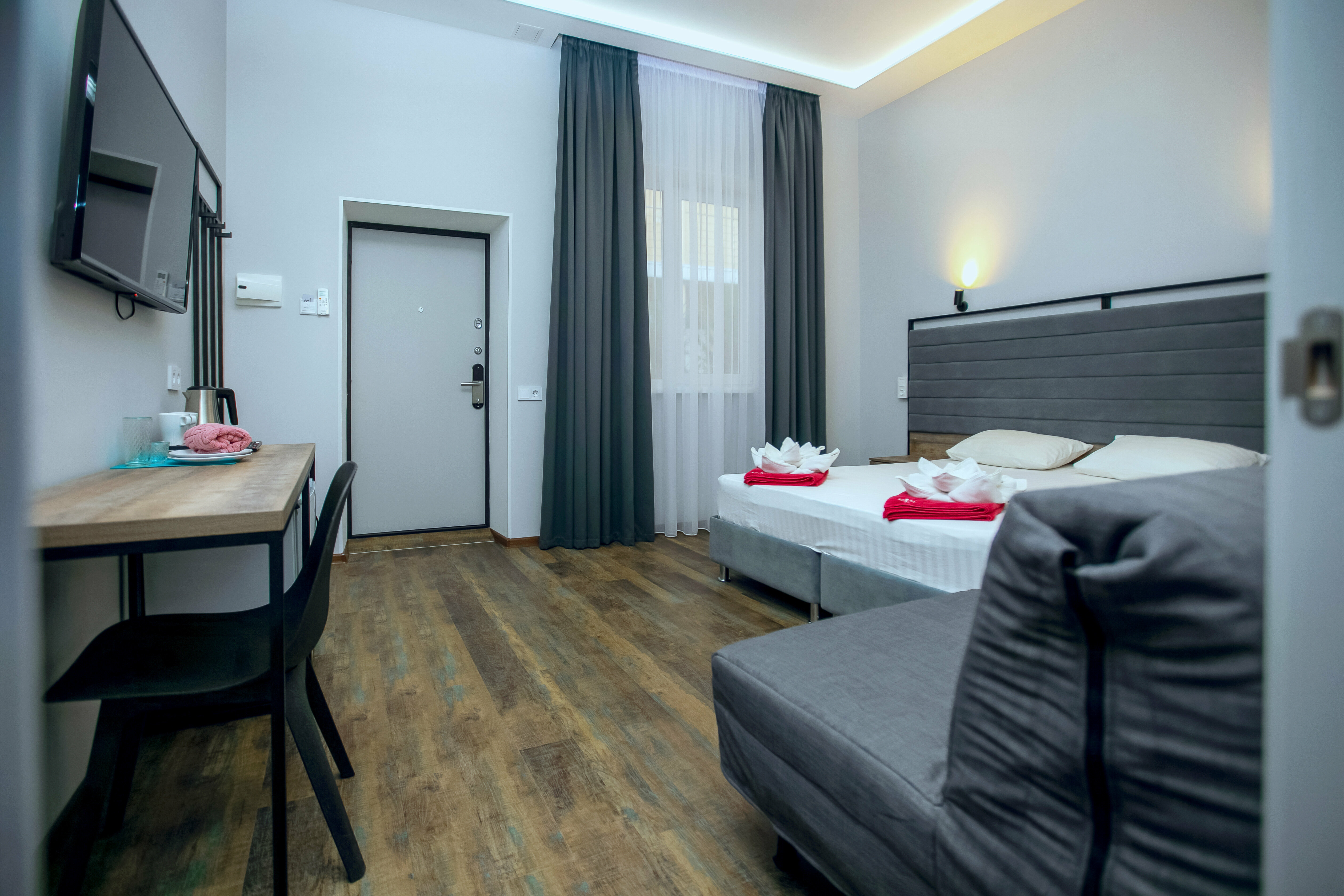 Стандартный двухместный номер с 1 кроватью или 2 отдельными кроватями, вид на сад