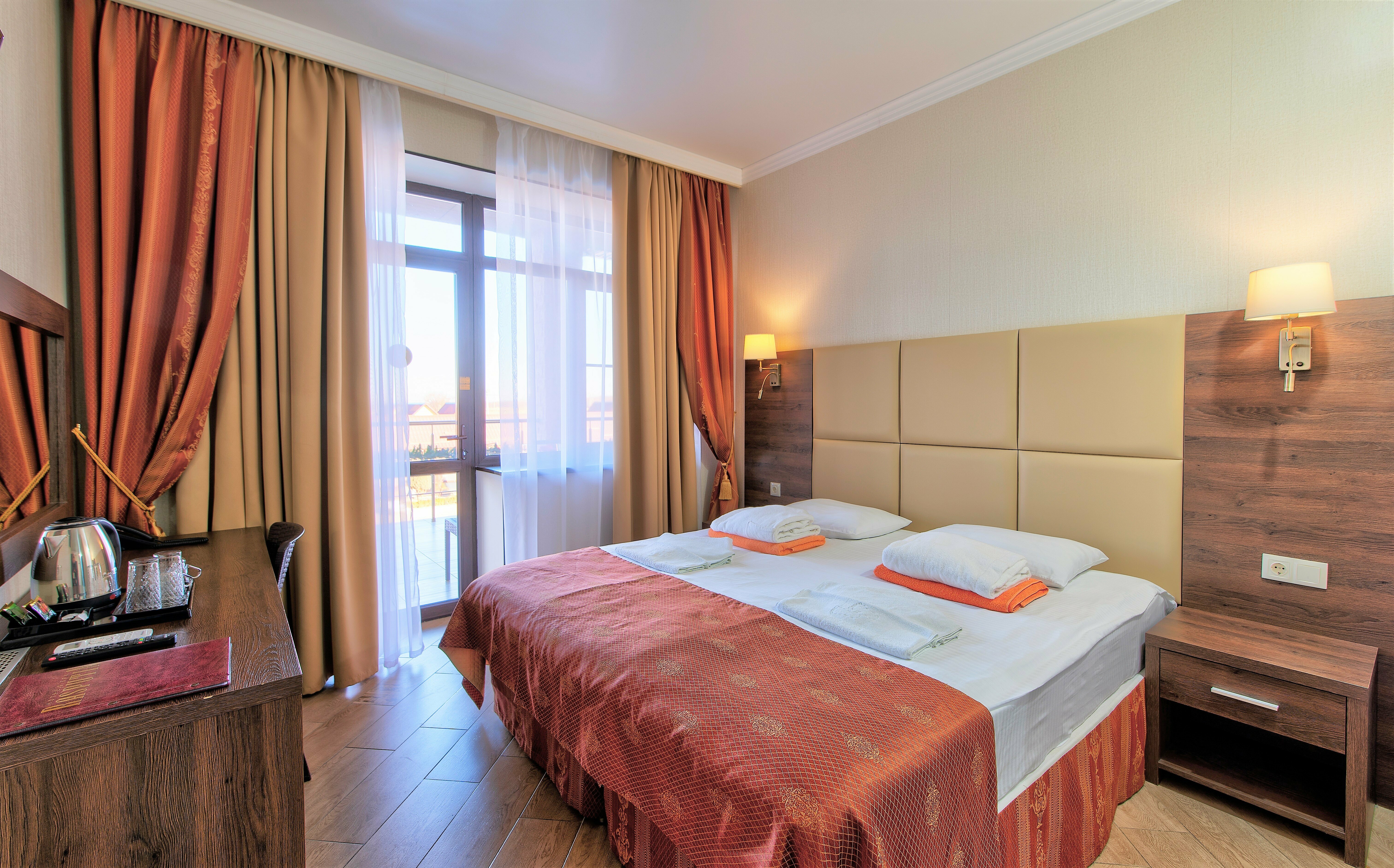 Двухместный номер с 1 кроватью или 2 отдельными кроватями и террасой