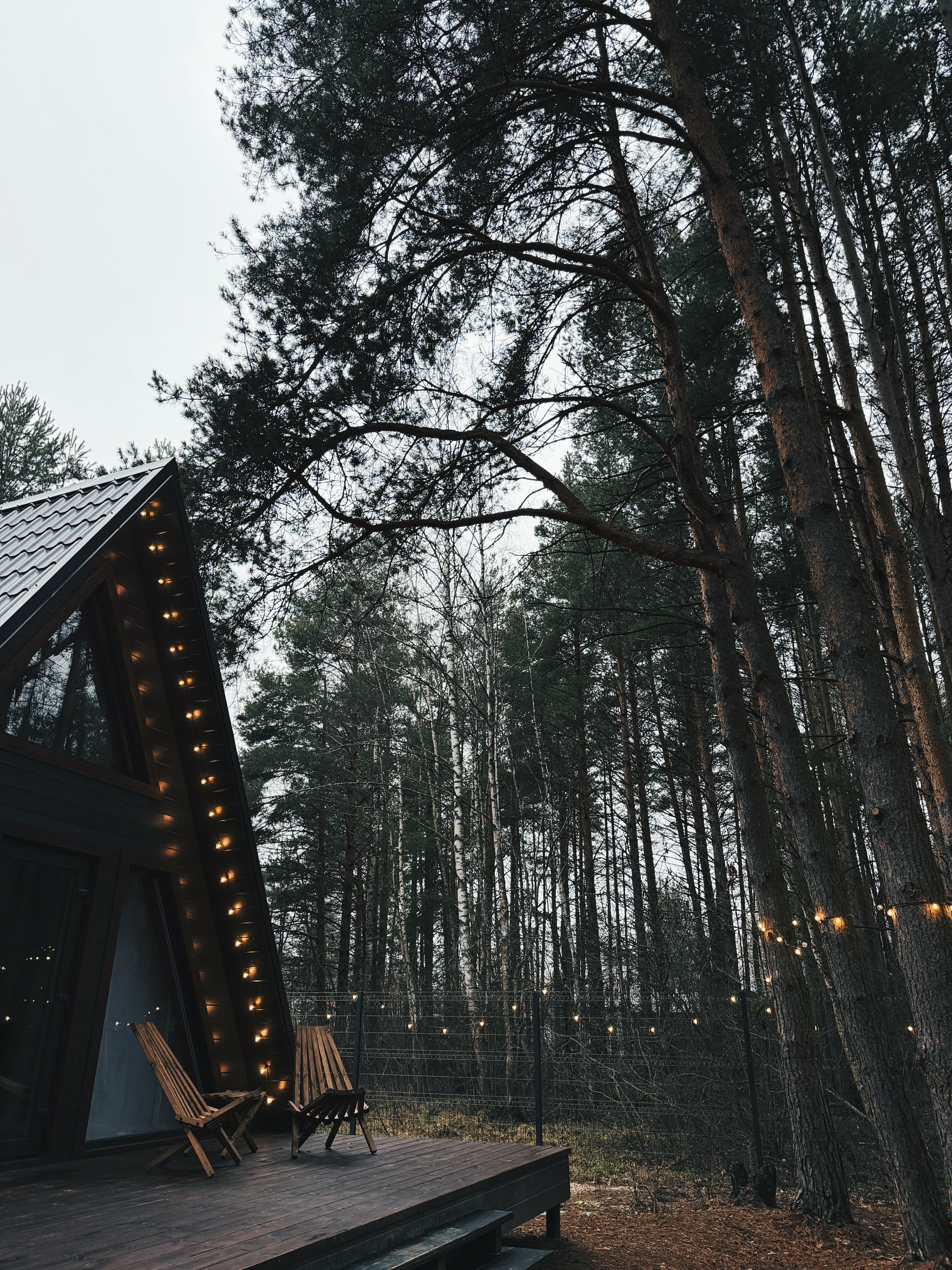 Белый А-фрейм