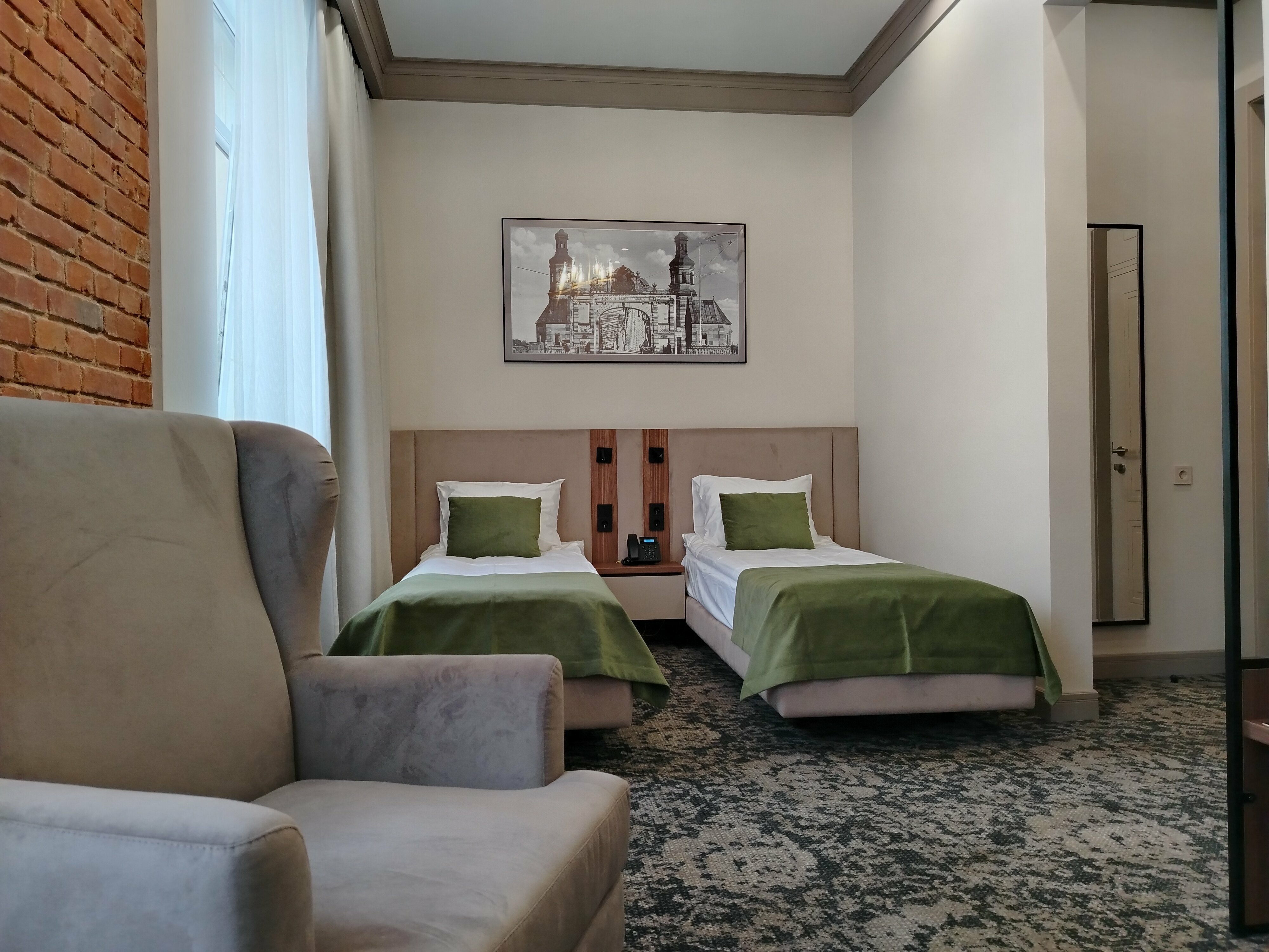 Двухместный номер с 1 кроватью или 2 отдельными кроватями