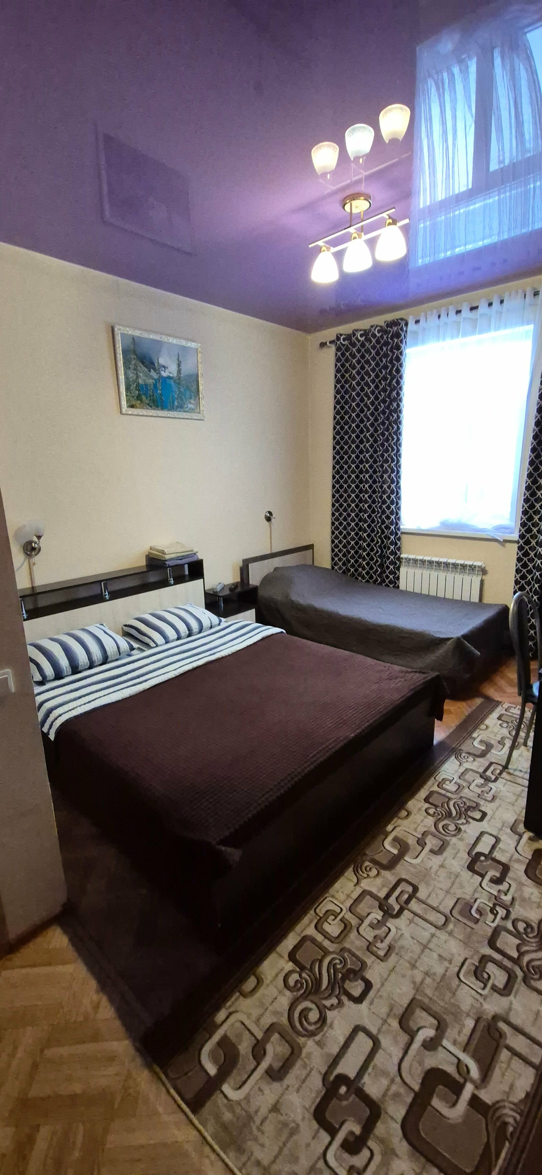 Трехместный номер «Комфорт» с душем