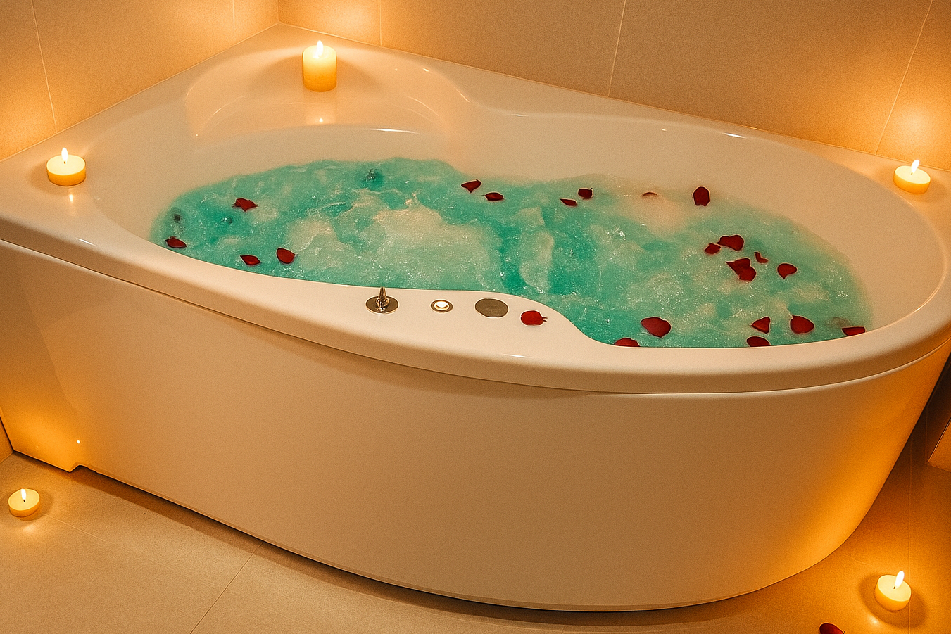 Апарт-студия с ДЖАКУЗИ | Кухня 50"SmartTV WiFi