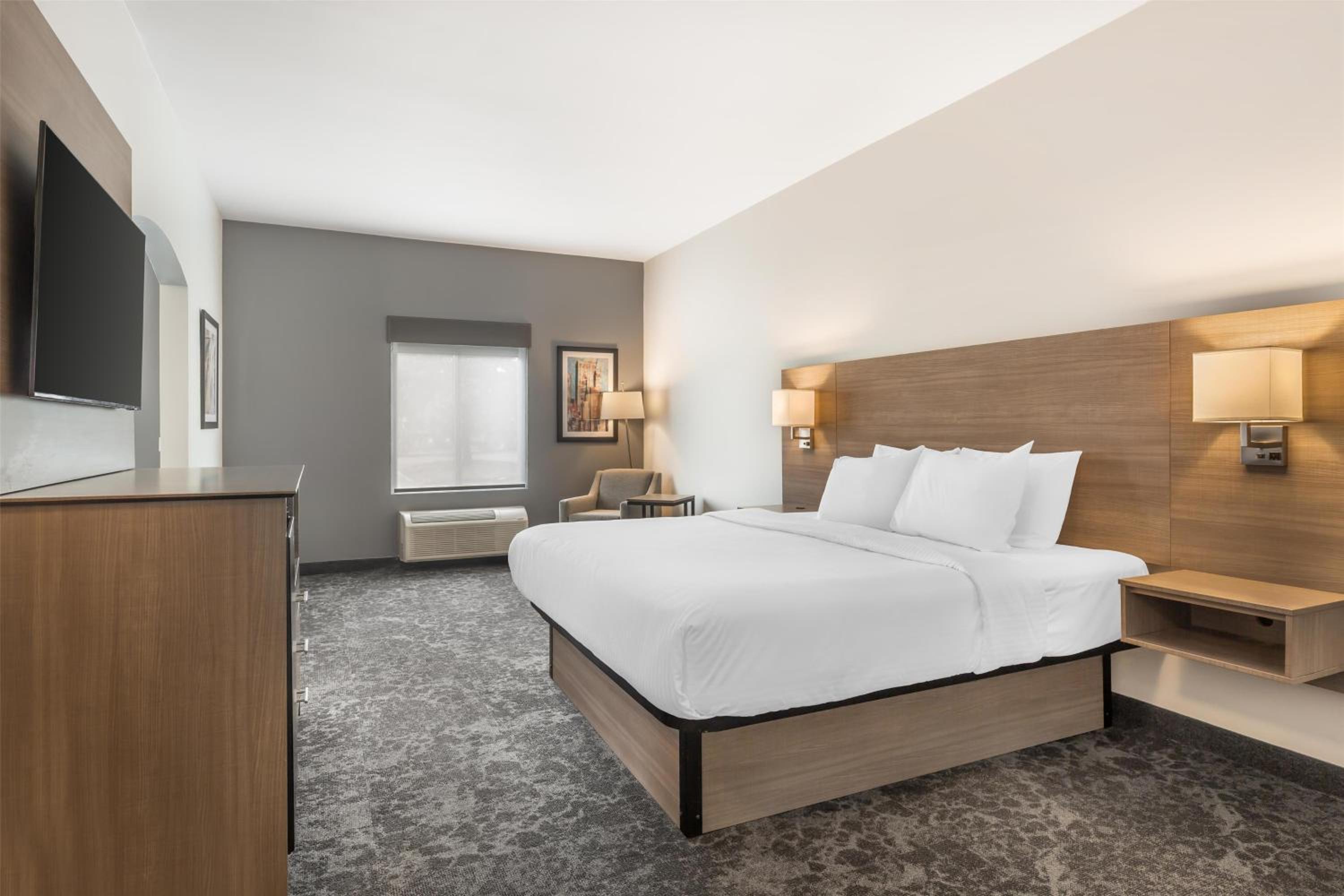 King Suite with Roll-In Shower and Sofa Bed - Disability Access/Non-Smoking