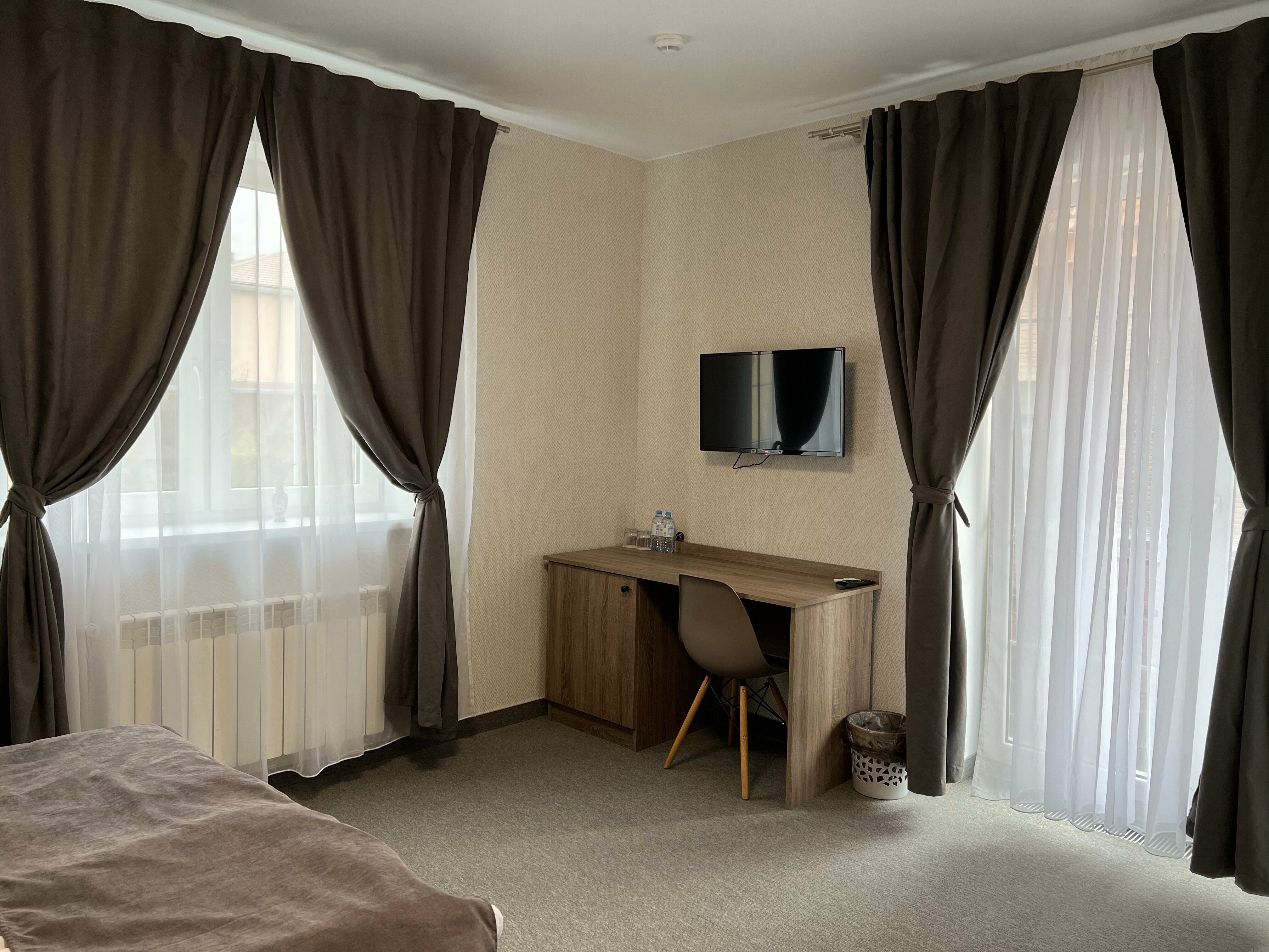 Двухместный номер с 1 кроватью и балконом