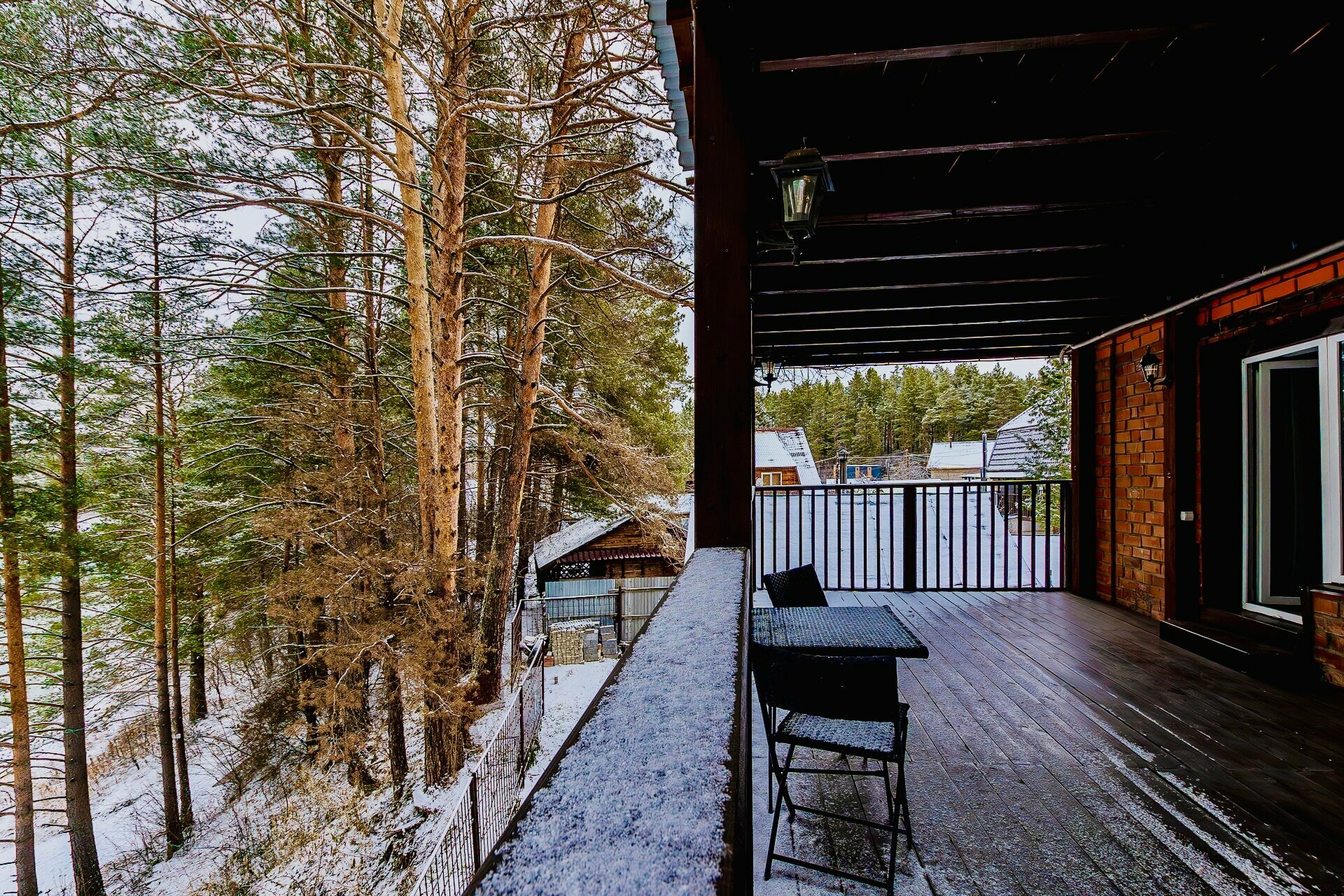 Двухместный стандарт с 1двуспальной кроватью с личной террасой с видом на горы и Катунь