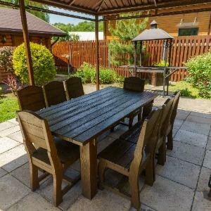 VIP коттедж двухкомнатный с собственной закрытой территорией, беседкой и мангальной зоной