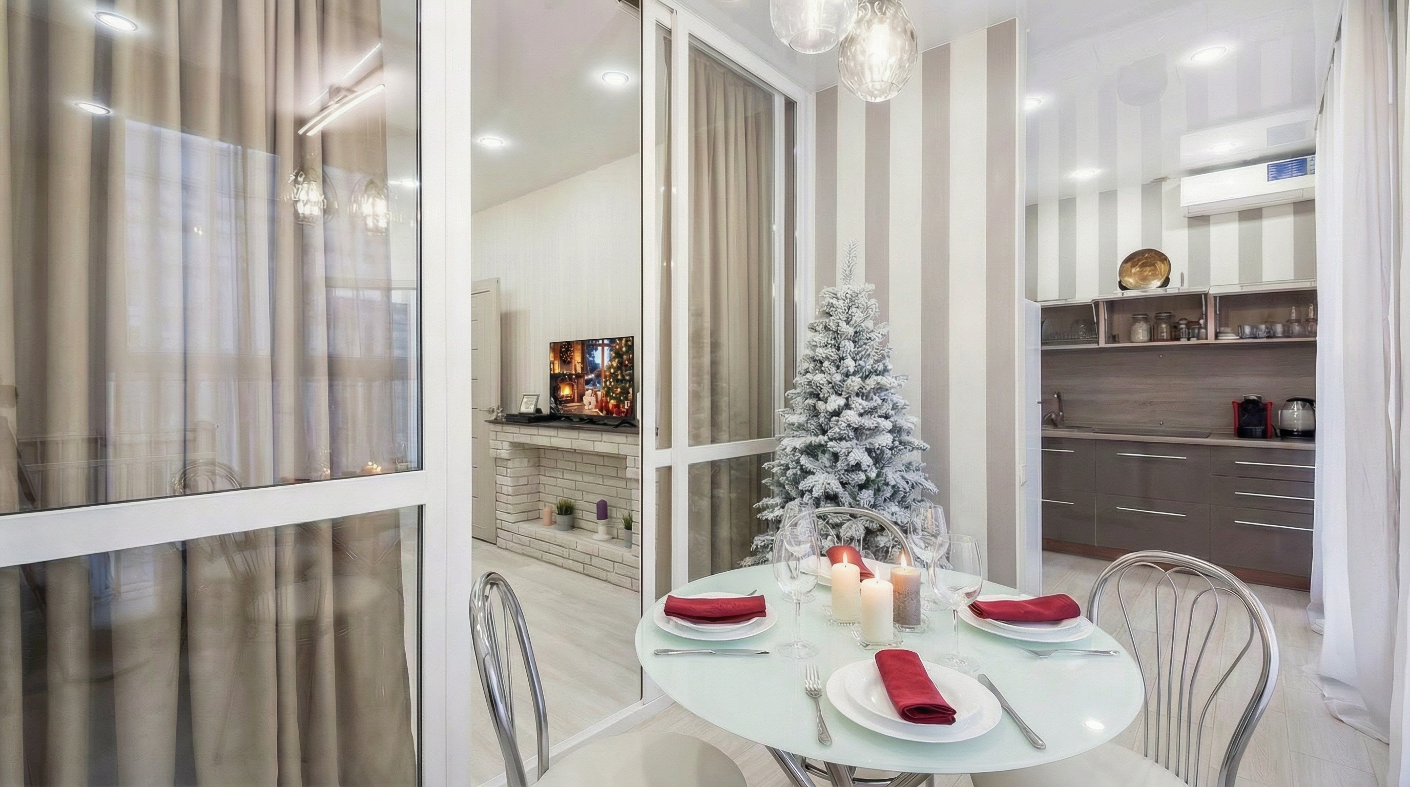 Апартаменты с проектором звёздного неба 🌇