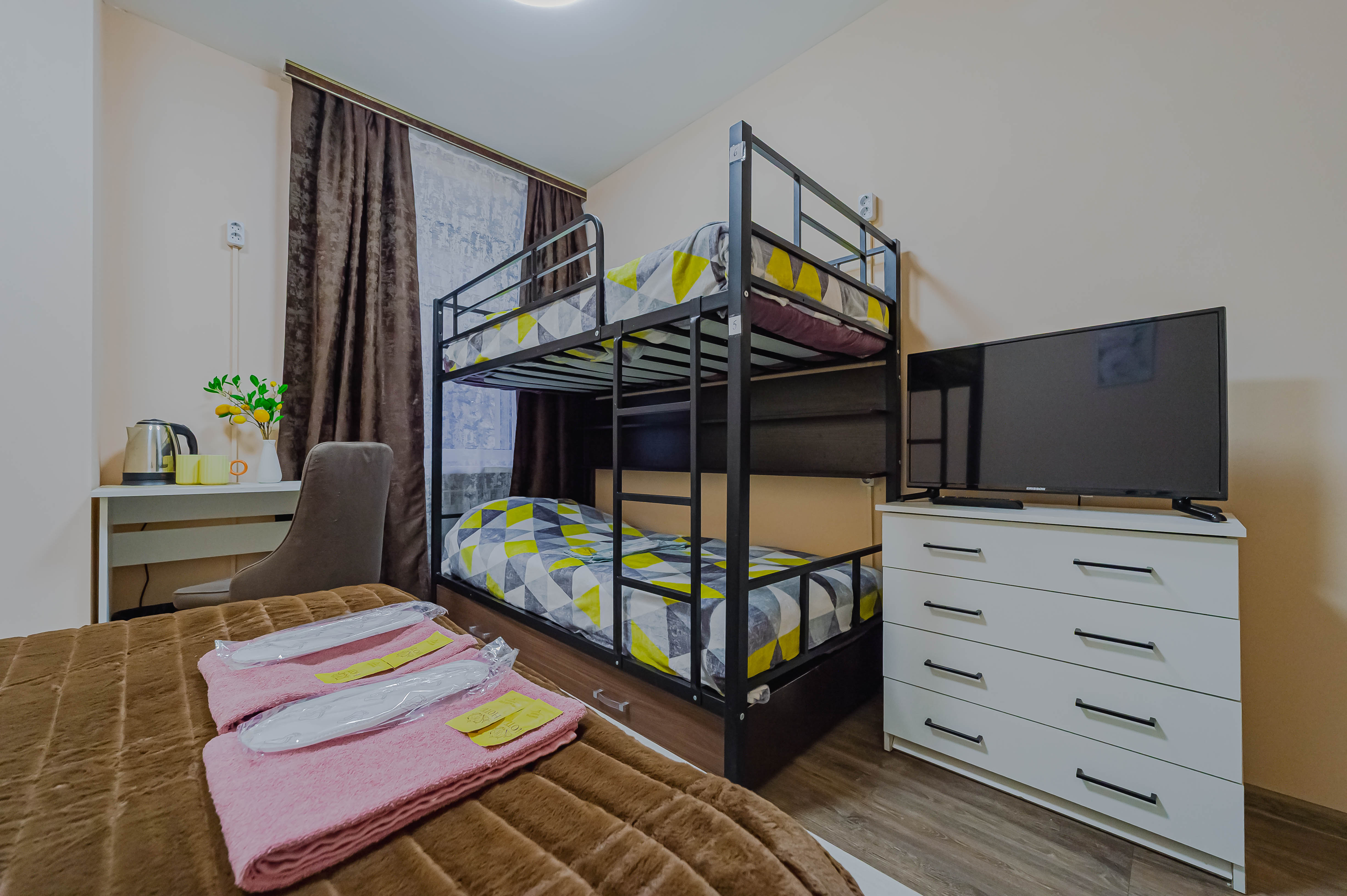 4-местная комната с общим санузлом